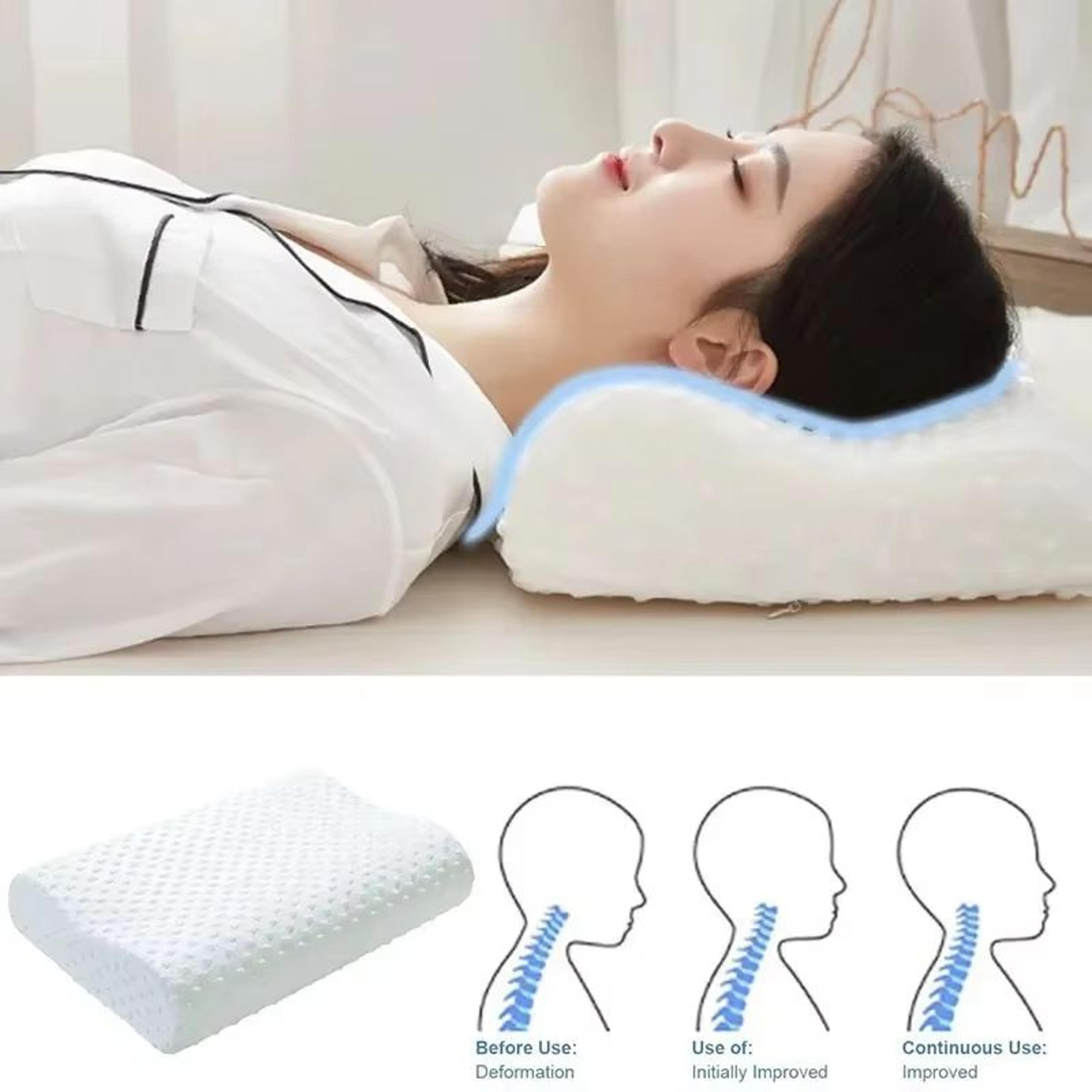 Adjustable Memory Foam Side Sleeper Pillow  Orthopedic Neck  Shoulder Pain Relief Contour Pillow 1