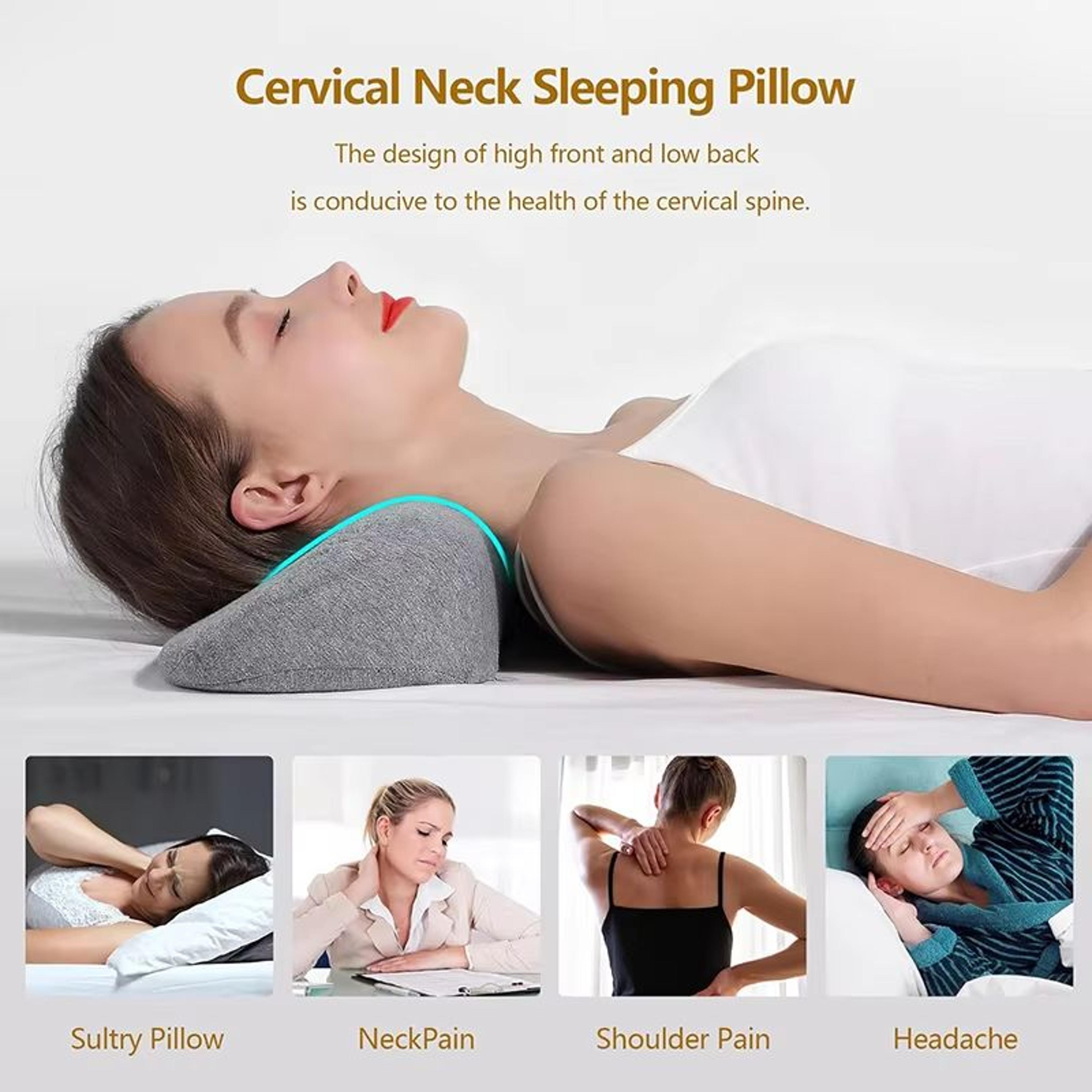 Ergonomic Cervical Memory Foam Pillow  Orthopedic Side Sleeper Neck Support Pillow 1