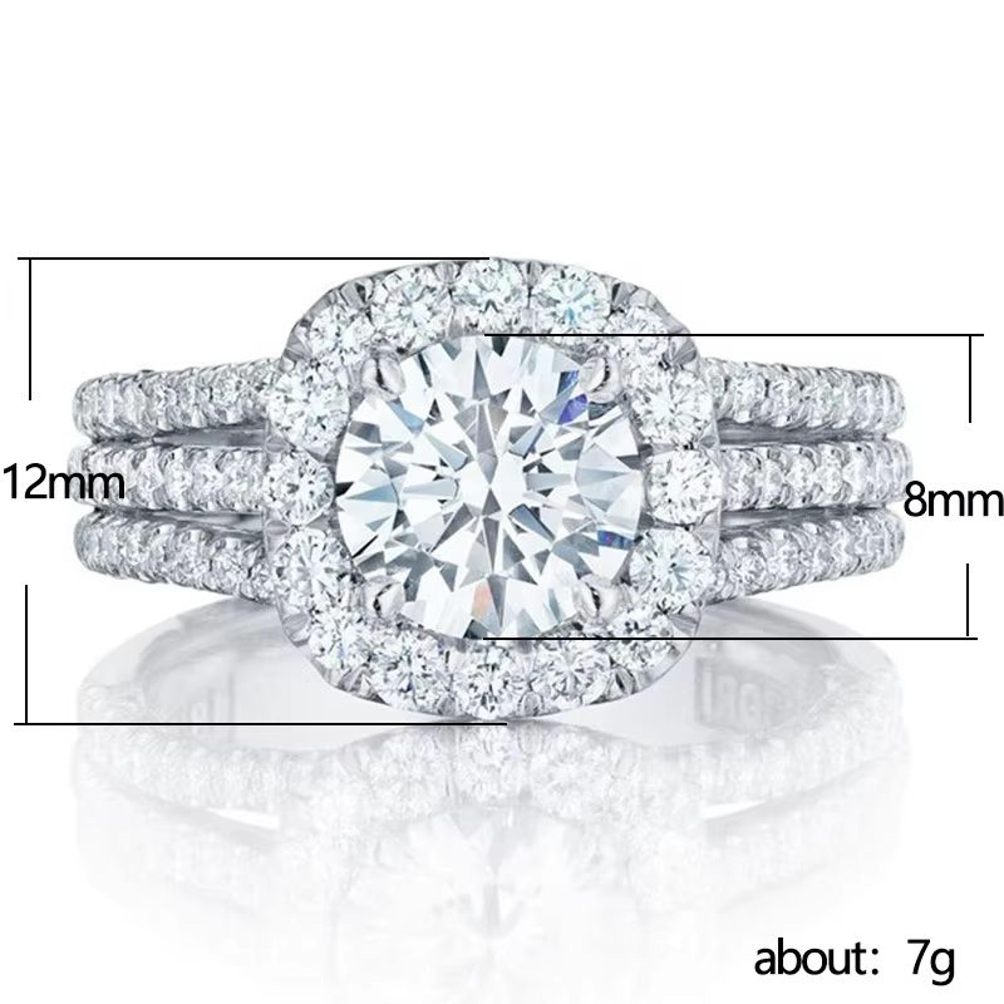 Elegant 925 Sterling Silver Moissanite Ring  Square Cut Luxury Engagement  Party Jewelry For Women 1