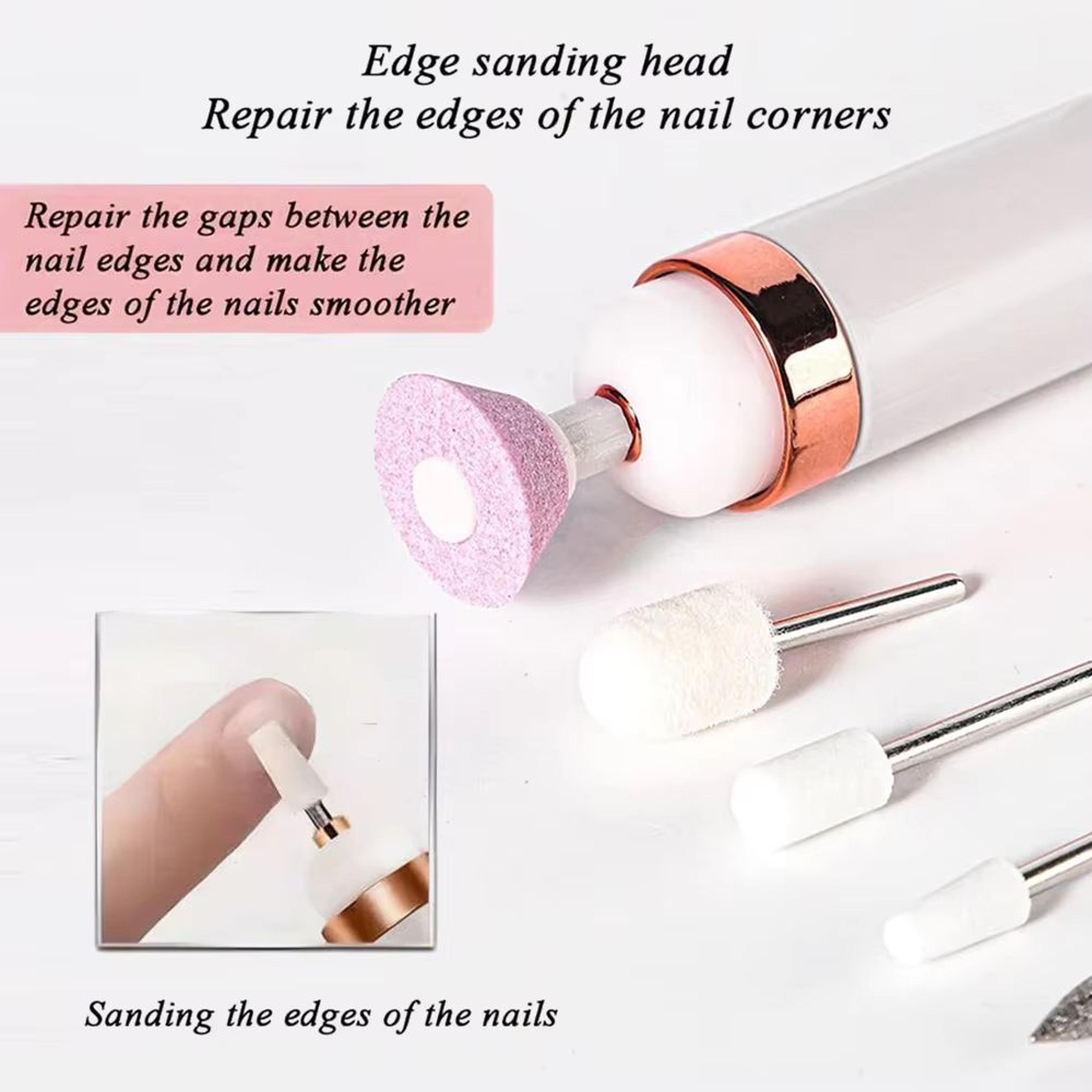 YIKOOLIN Portable Electric Nail Drill With 4 Speeds  Cuticle Trimmer 2