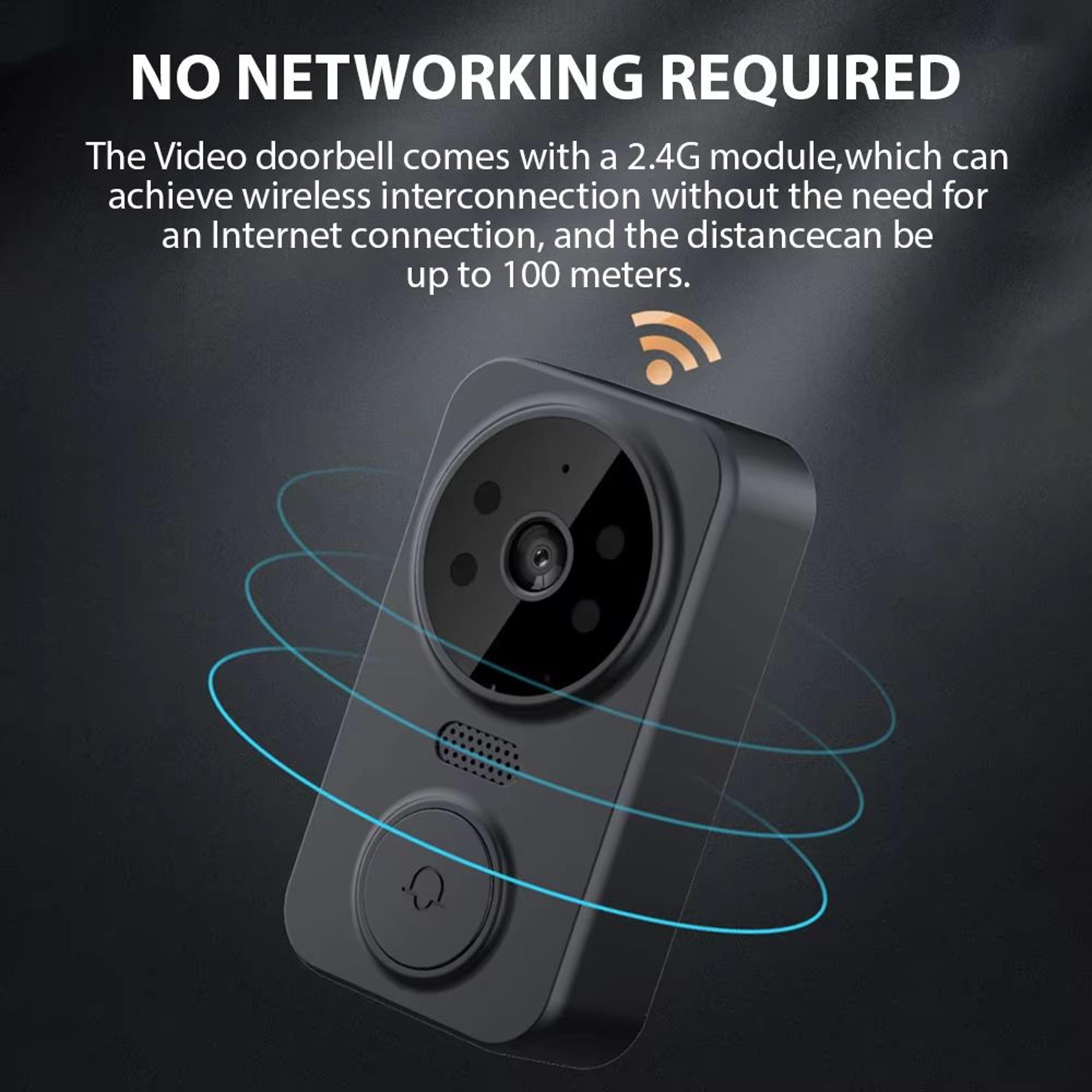 43 Wireless Video Doorbell With IPS Screen  Smart HD Visual Intercom  TwoWay Audio 5