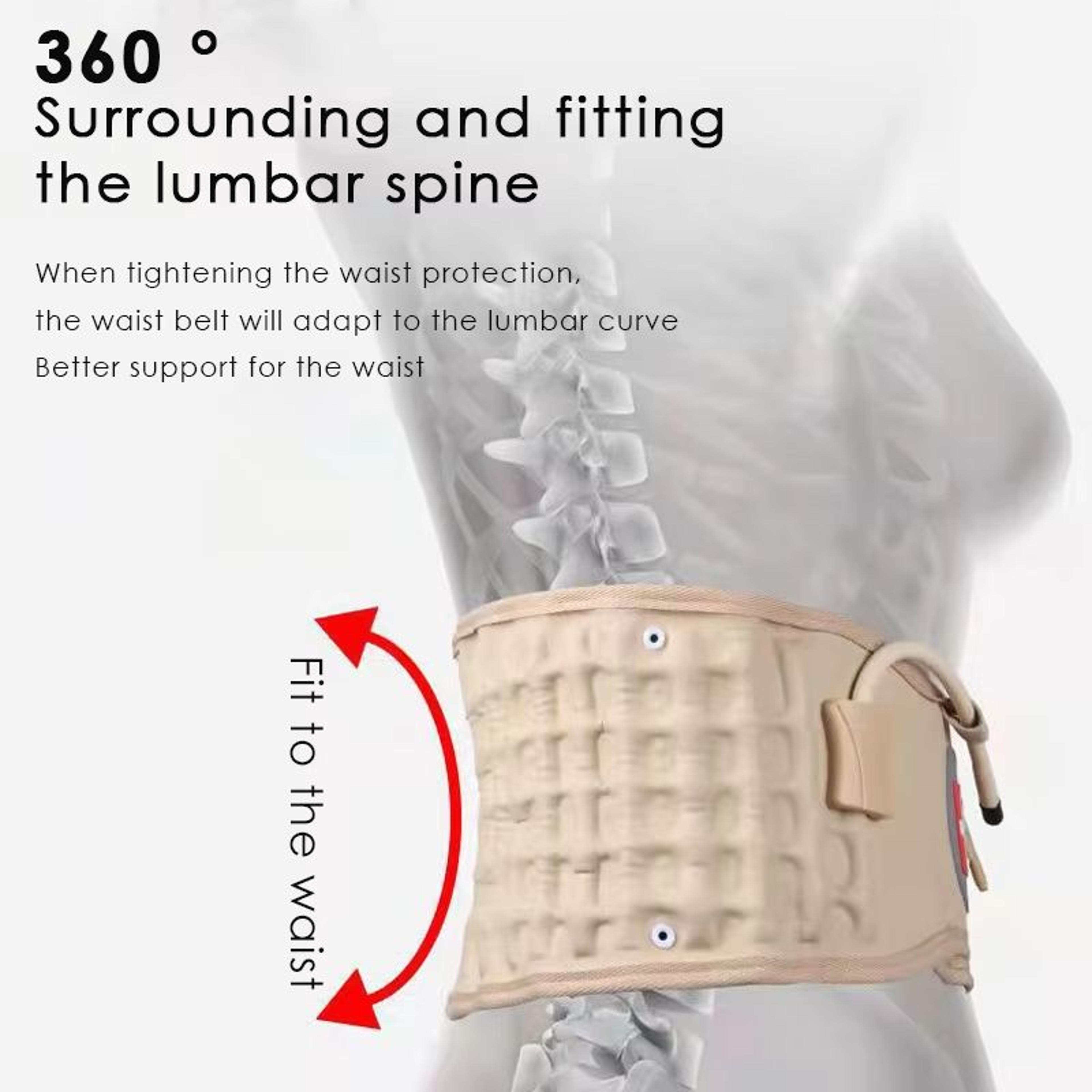 AirLift Inflatable Waist Brace  Lumbar Decompression Belt  Air Traction Belt For Back Pain Relief 2