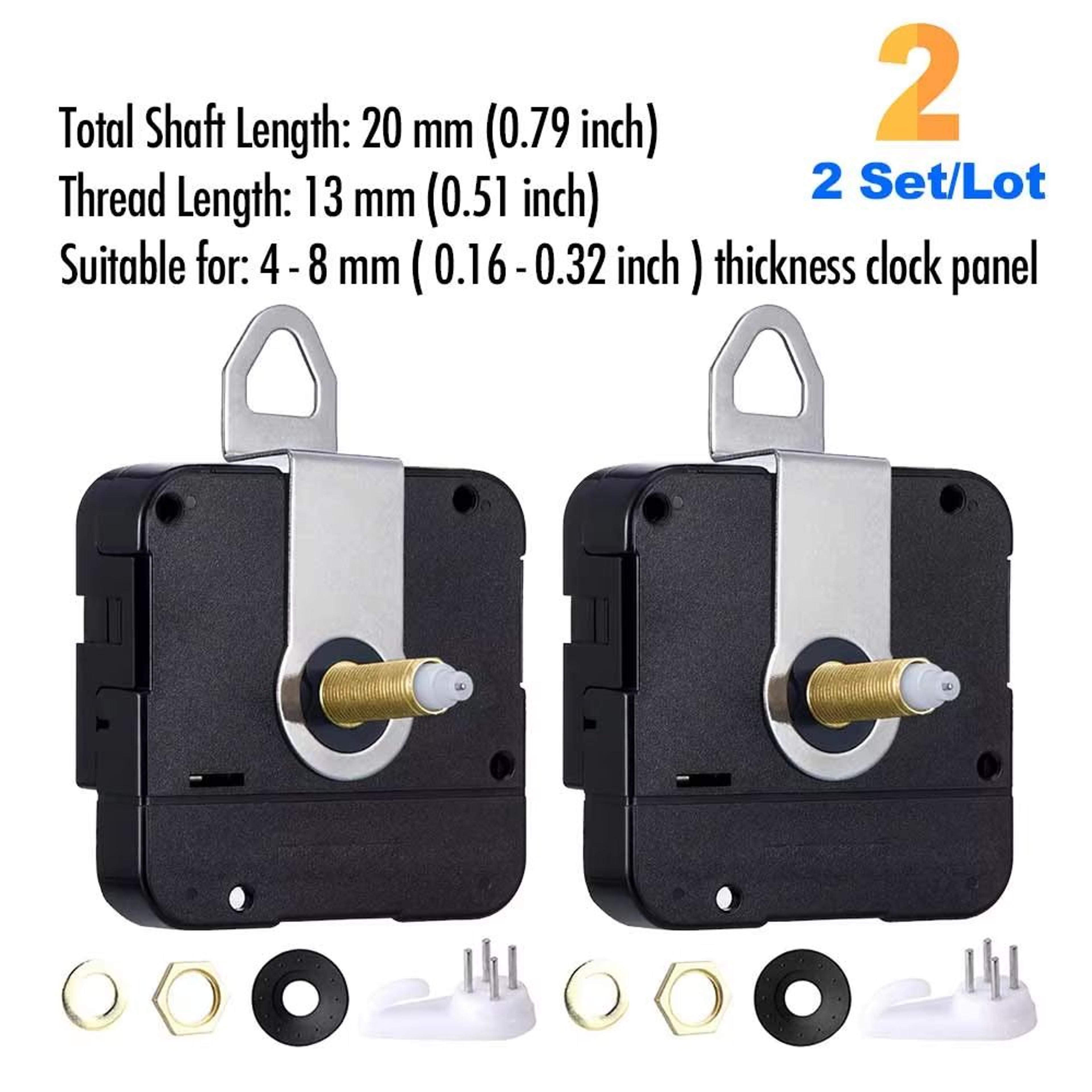 DIY Quartz Clock Movement Kit  Silent Wall Clock Mechanism With Long Shaft 10