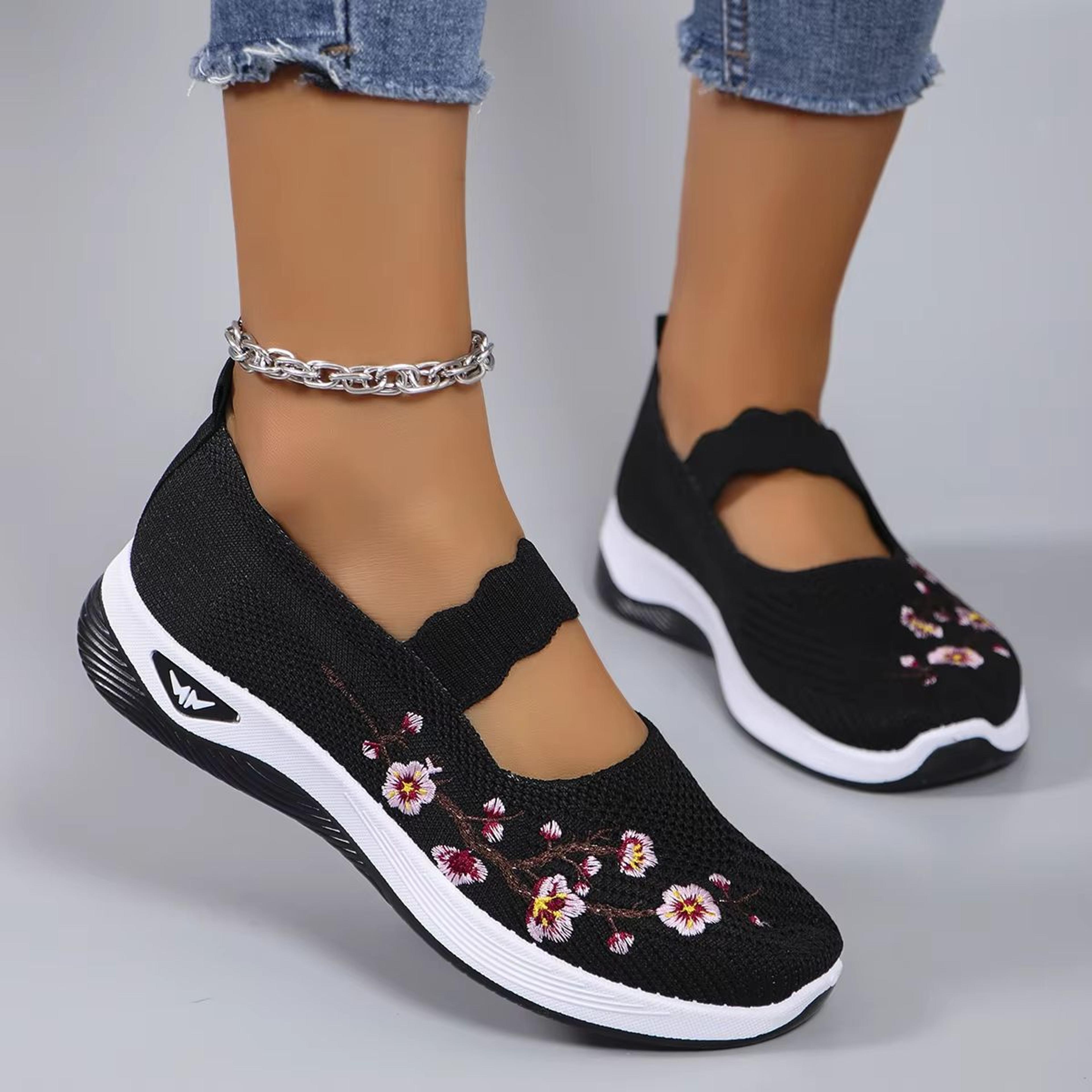 AirWeave Summer Mesh Flats  Womens Lightweight Breathable Casual Shoes 7