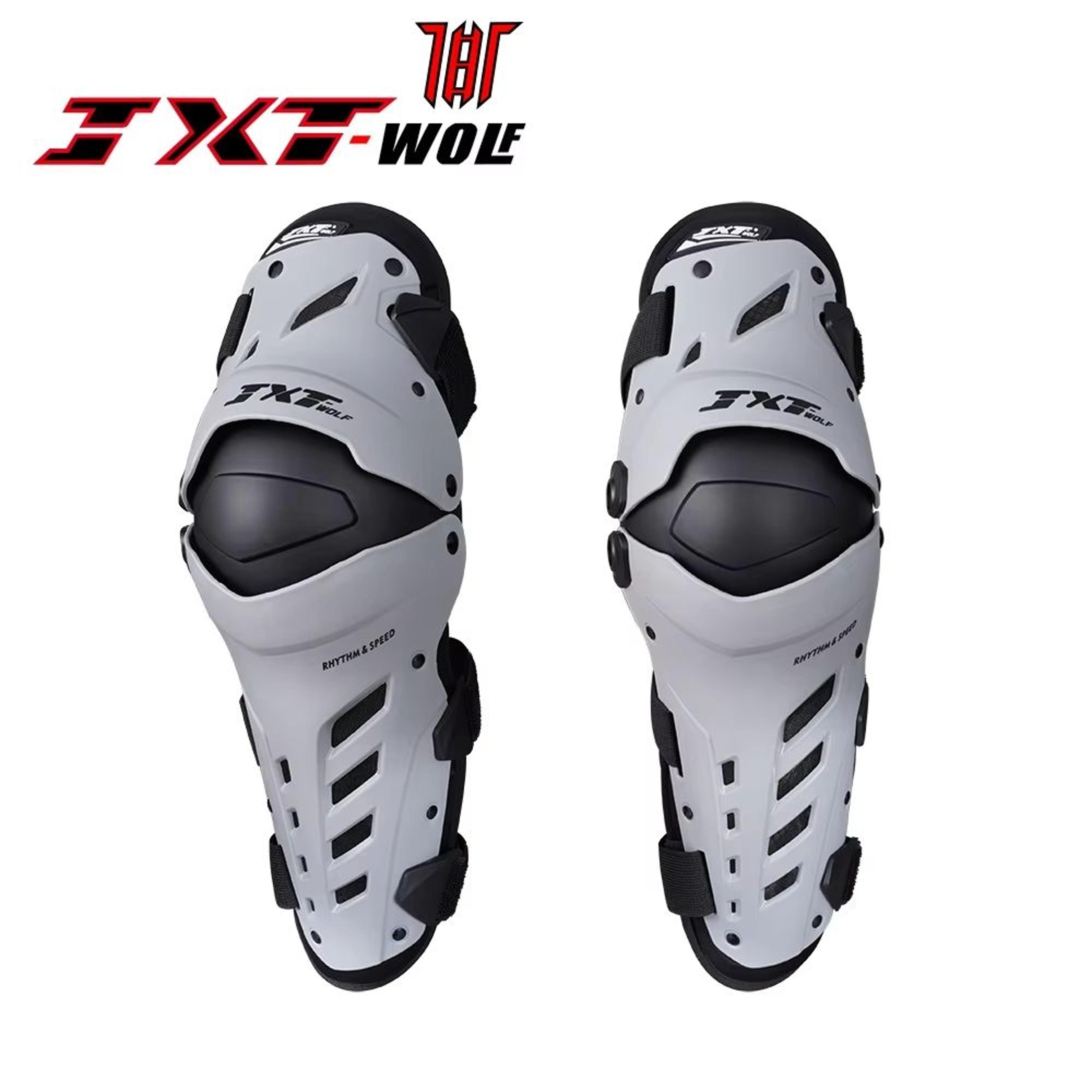 JXT WOLF Motorcycle Knee Pads  AntiFall Leg Protection Gear For Road  OffRoad Riding 4