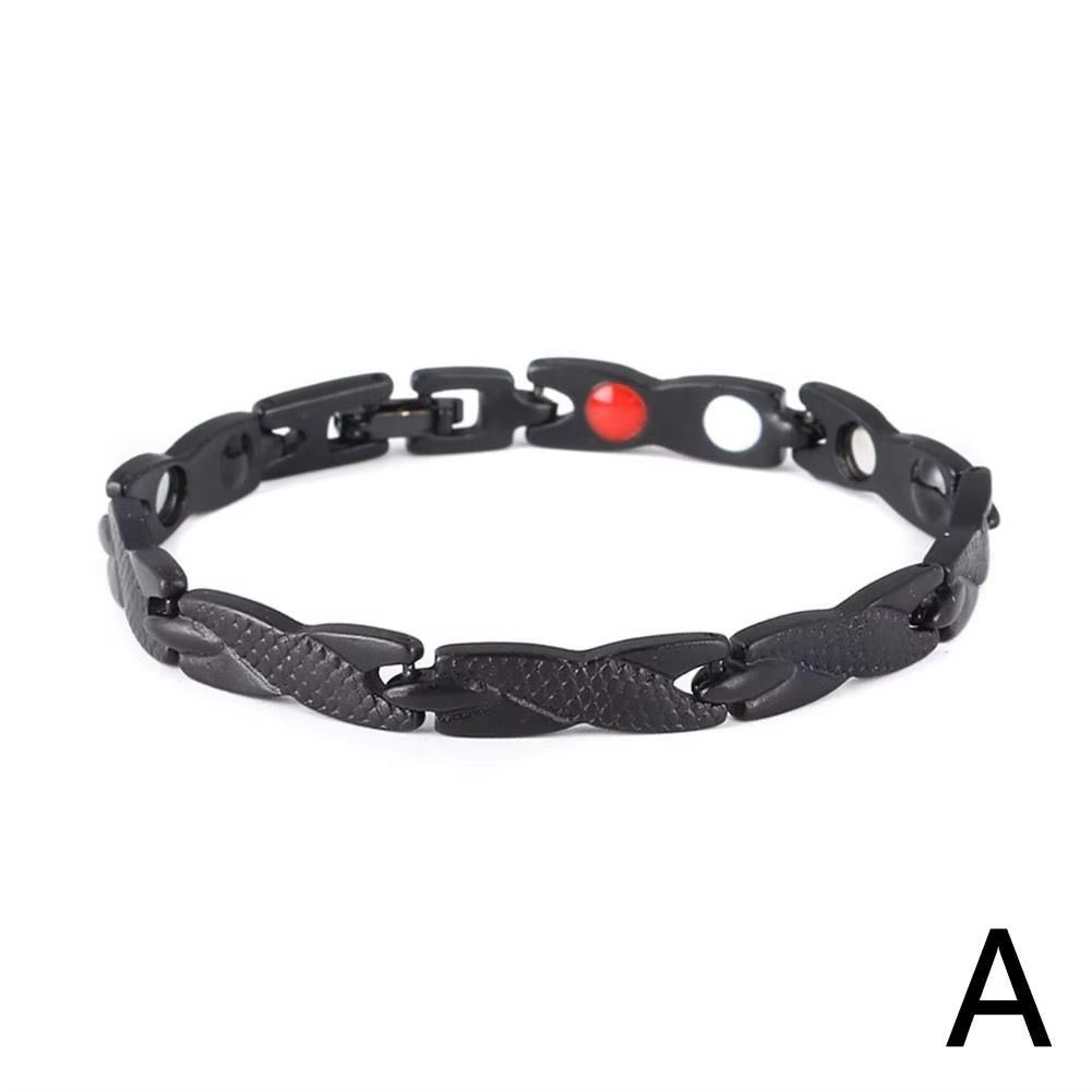 Dragon Pattern Magnetic Therapy Bracelet  Power Healing Magnet Bangle For Men  Women 6