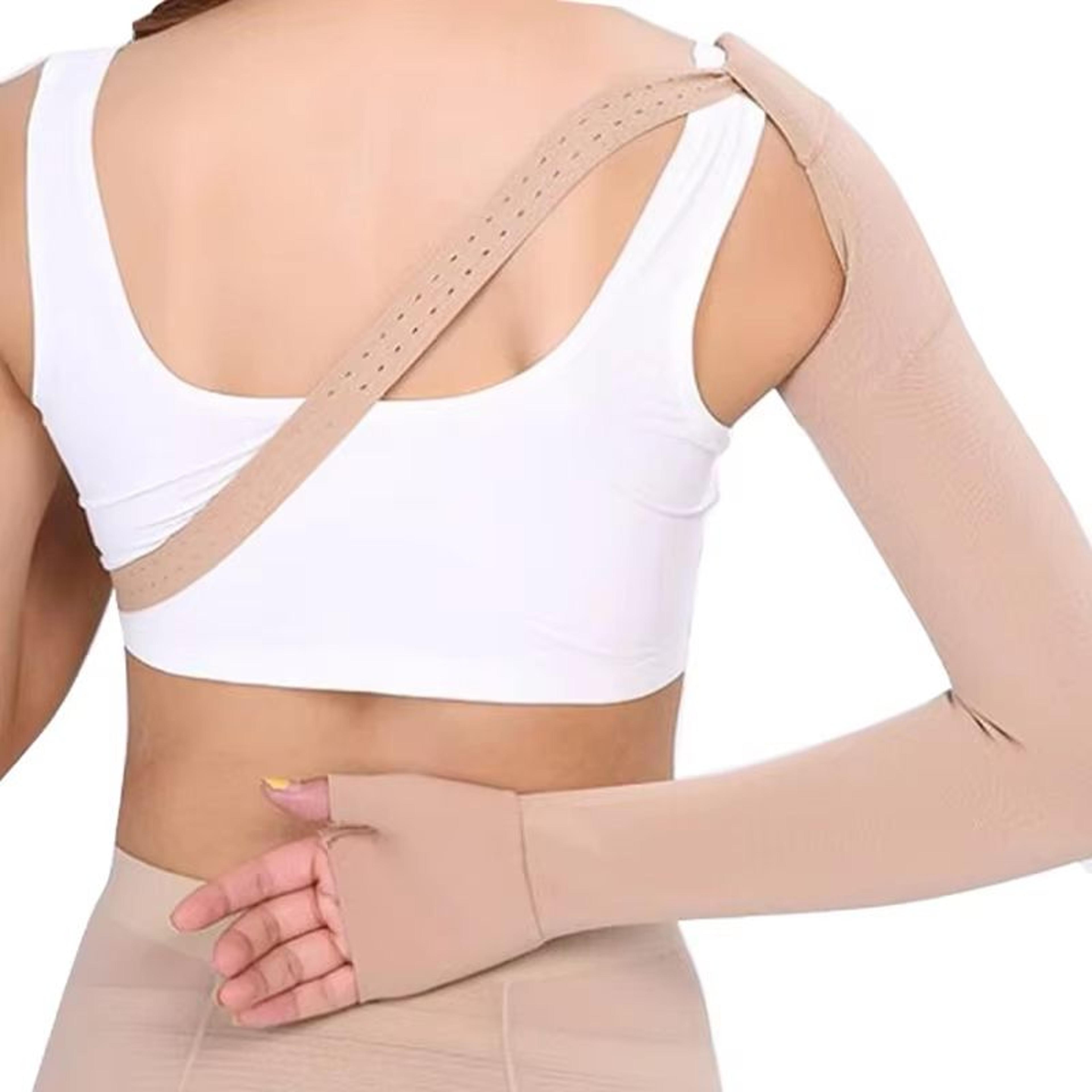 Medical Compression Arm Sleeve  Post Mastectomy  Lymphedema Support Sleeve For Men  Women 3040 MmHg