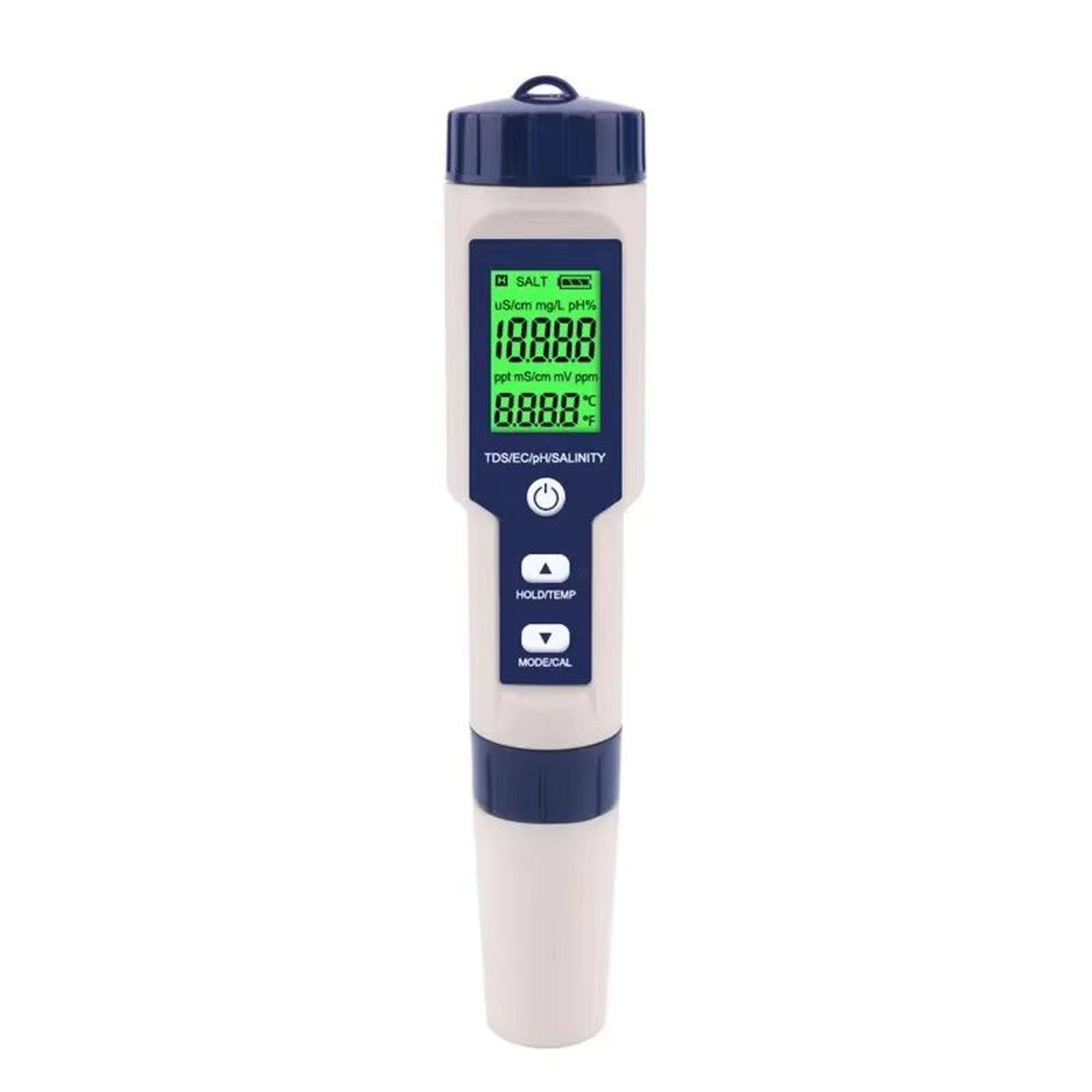 Yieryi Digital Water Quality Tester  Professional TDS EC PH Meter With Salinity ORP SG  Temperature 7