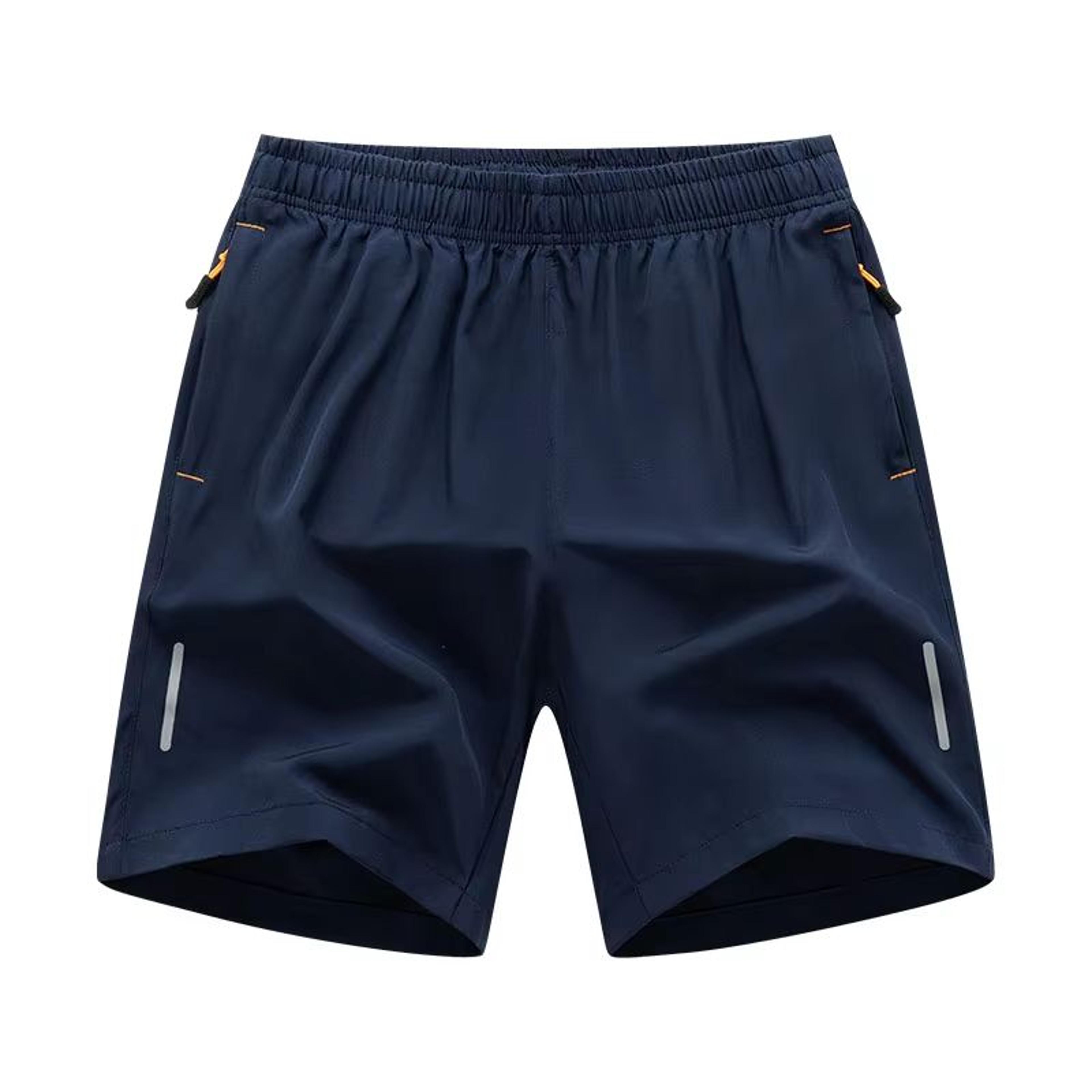 Mens QuickDry Ice Silk Casual Shorts  Lightweight Sports Pants For Summer Comfort 3