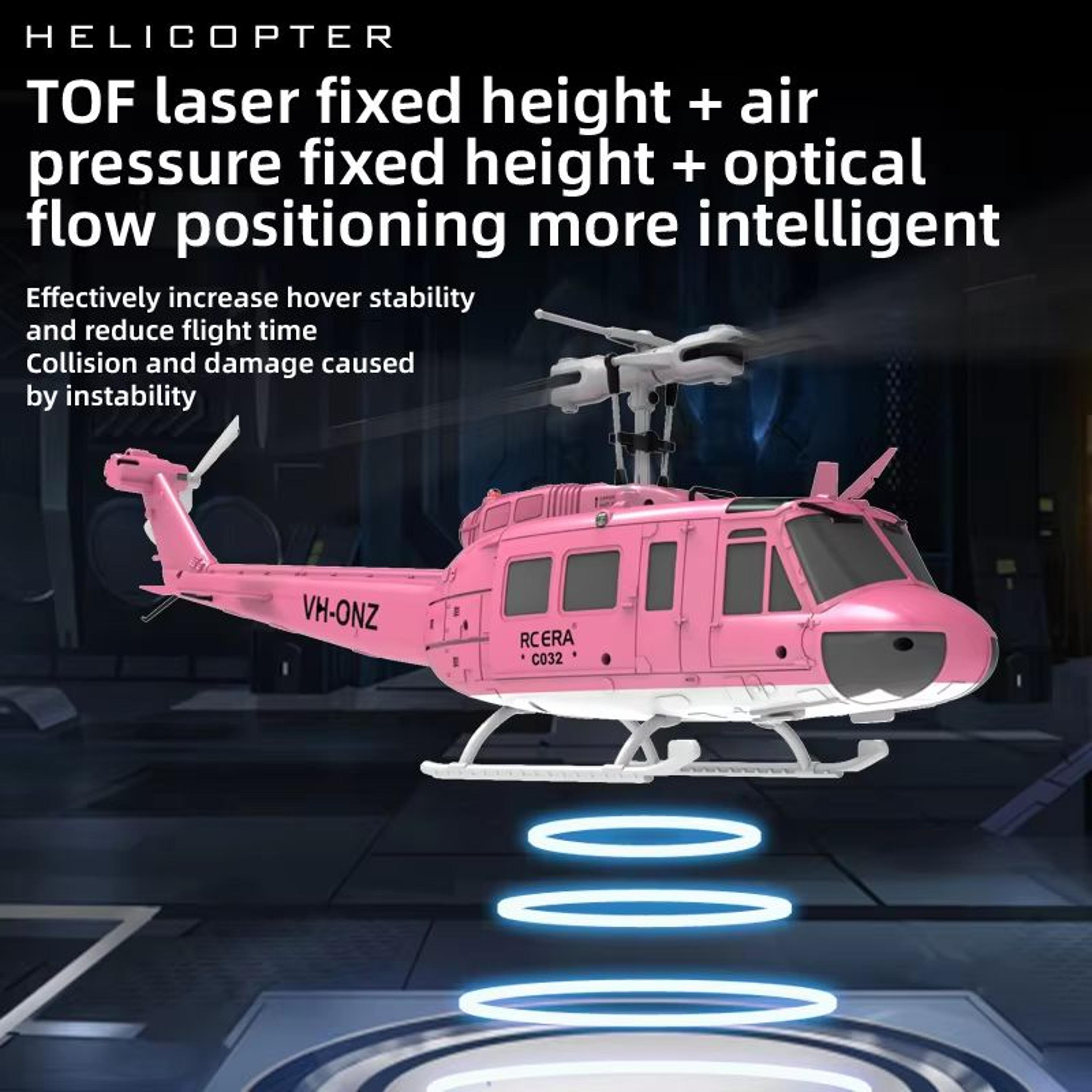 SkyMaster C032 RC Helicopter With Optical Flow  Altitude Hold  24G 6CH Brushless Remote Control Hel 4