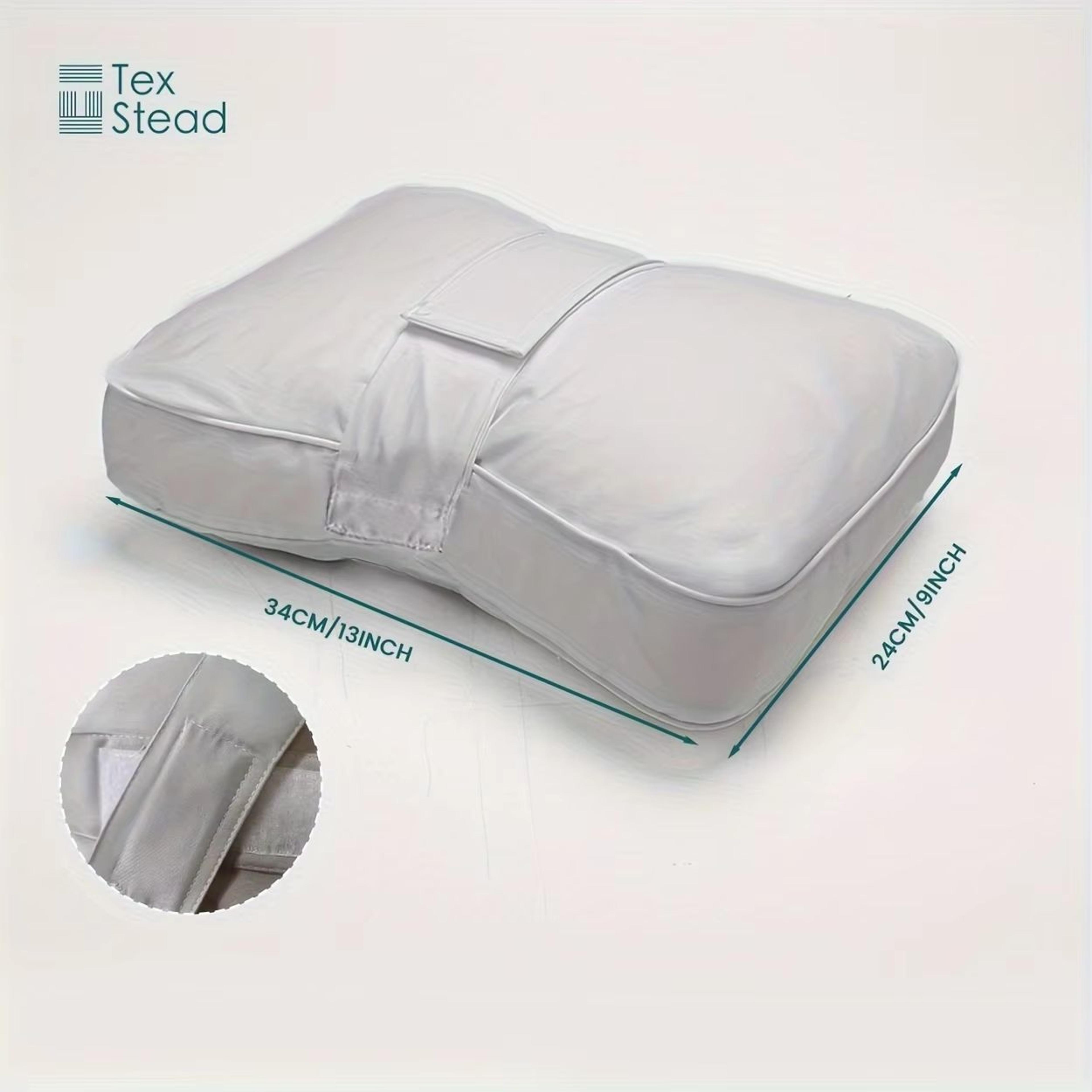 ErgoRest Memory Foam Knee Pillow With Adjustable Strap  Orthopedic Side Sleeper Support For Pregnan