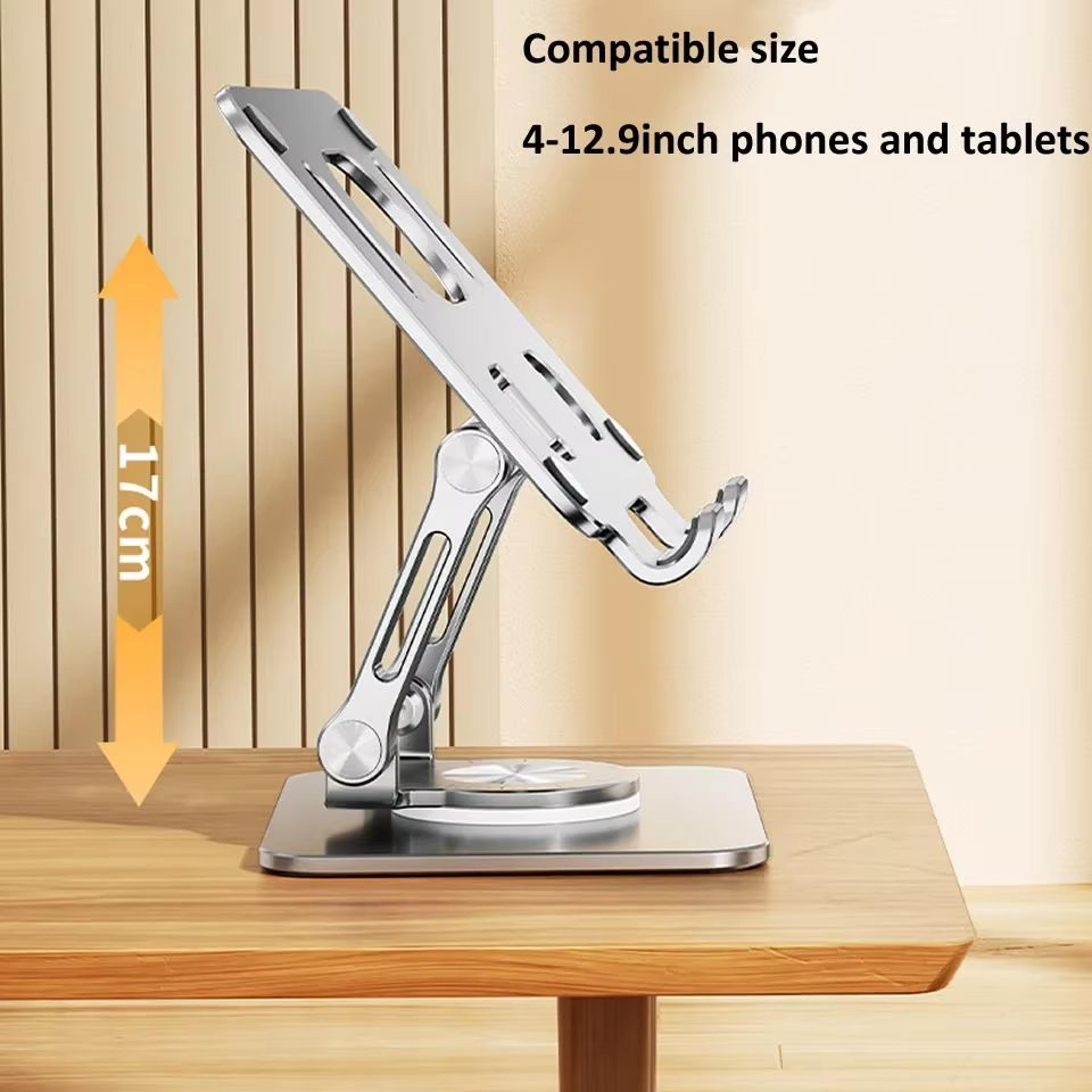 360 Adjustable Aluminum Tablet Stand  Foldable IPad Holder For Desk Compatible With IPad Pro Air Mi 5