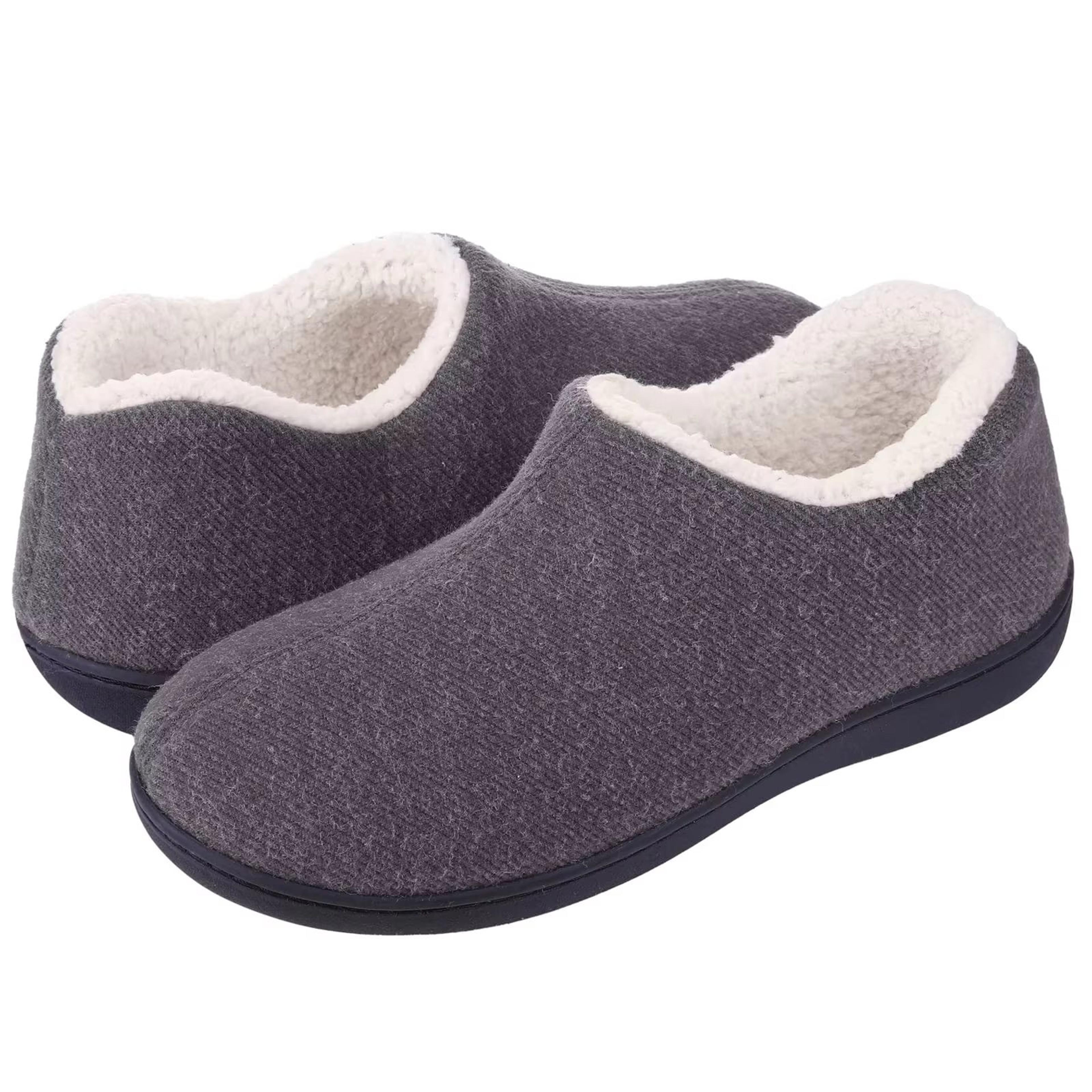 Bebealy Womens Fuzzy Warm Cotton Slippers  Indoor  Outdoor Comfort Shoes 8