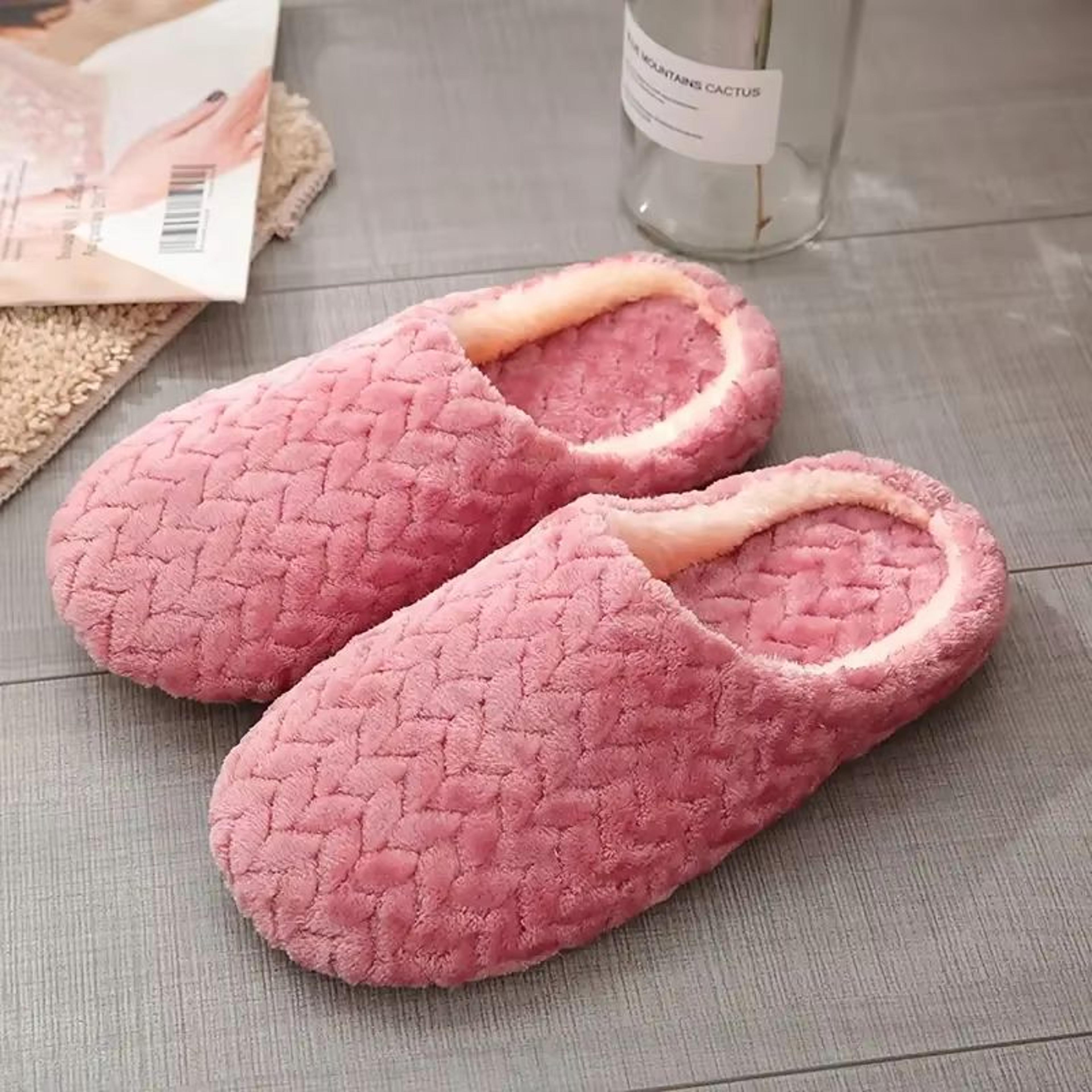Unisex Fluffy Home Slippers  Soft Lightweight AntiSlip Indoor Slides For Autumn  Winter 2