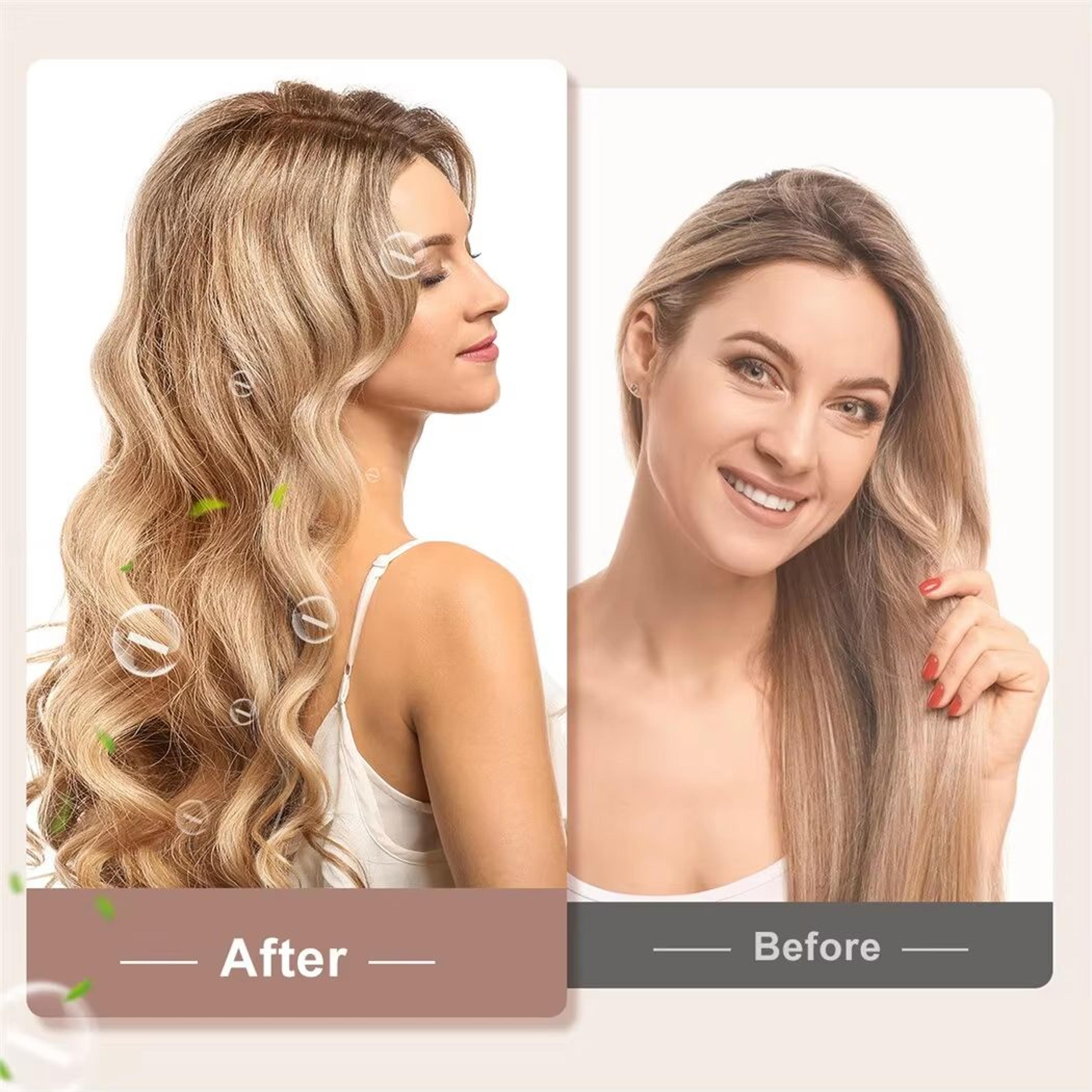 CkeyiN Professional Ceramic Hair Curler  Adjustable Temperature Curling Iron For Effortless Styling 6
