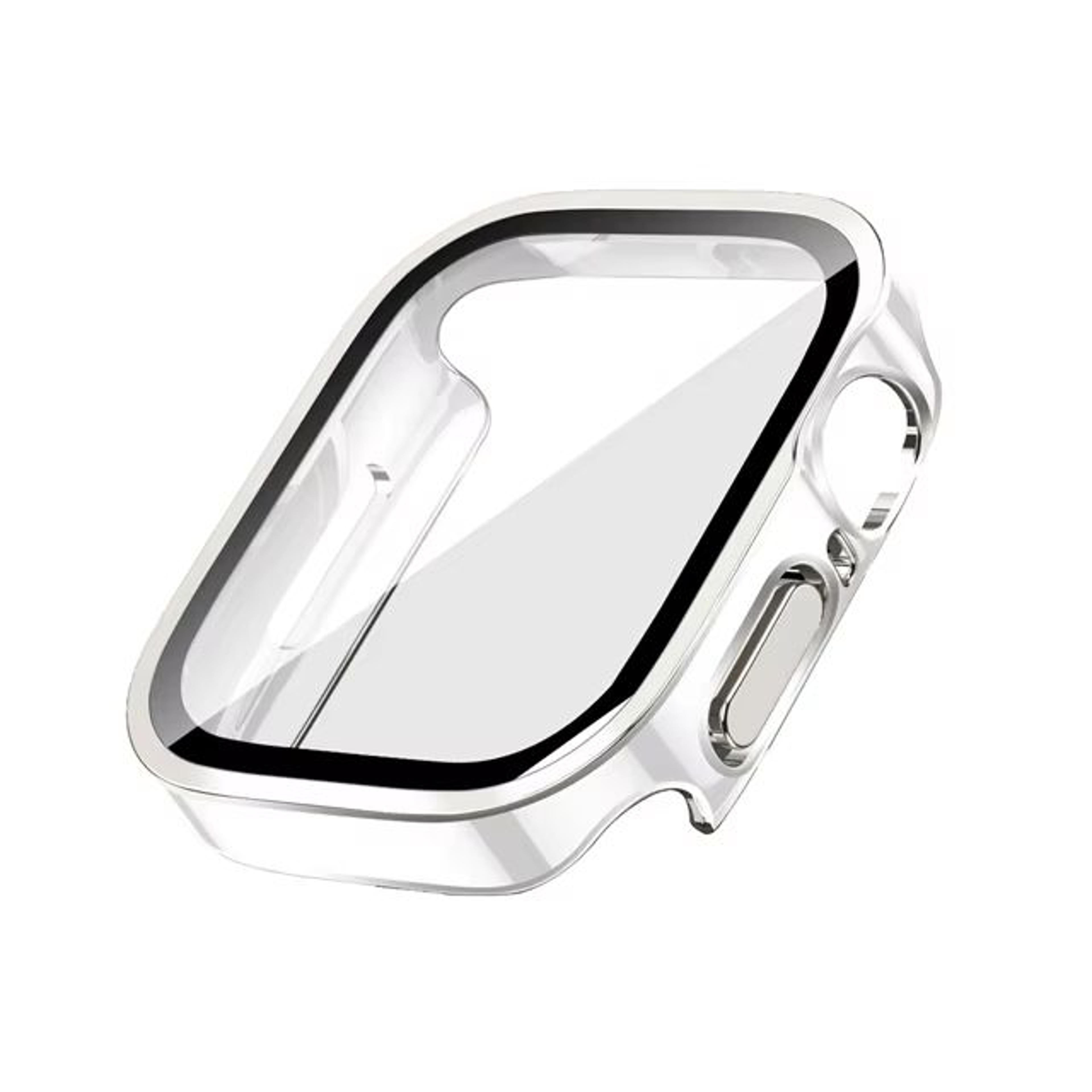 ClearShield EdgeGuard Glass Case For Apple Watch  Full Coverage Screen Protector  Case For Series S 19