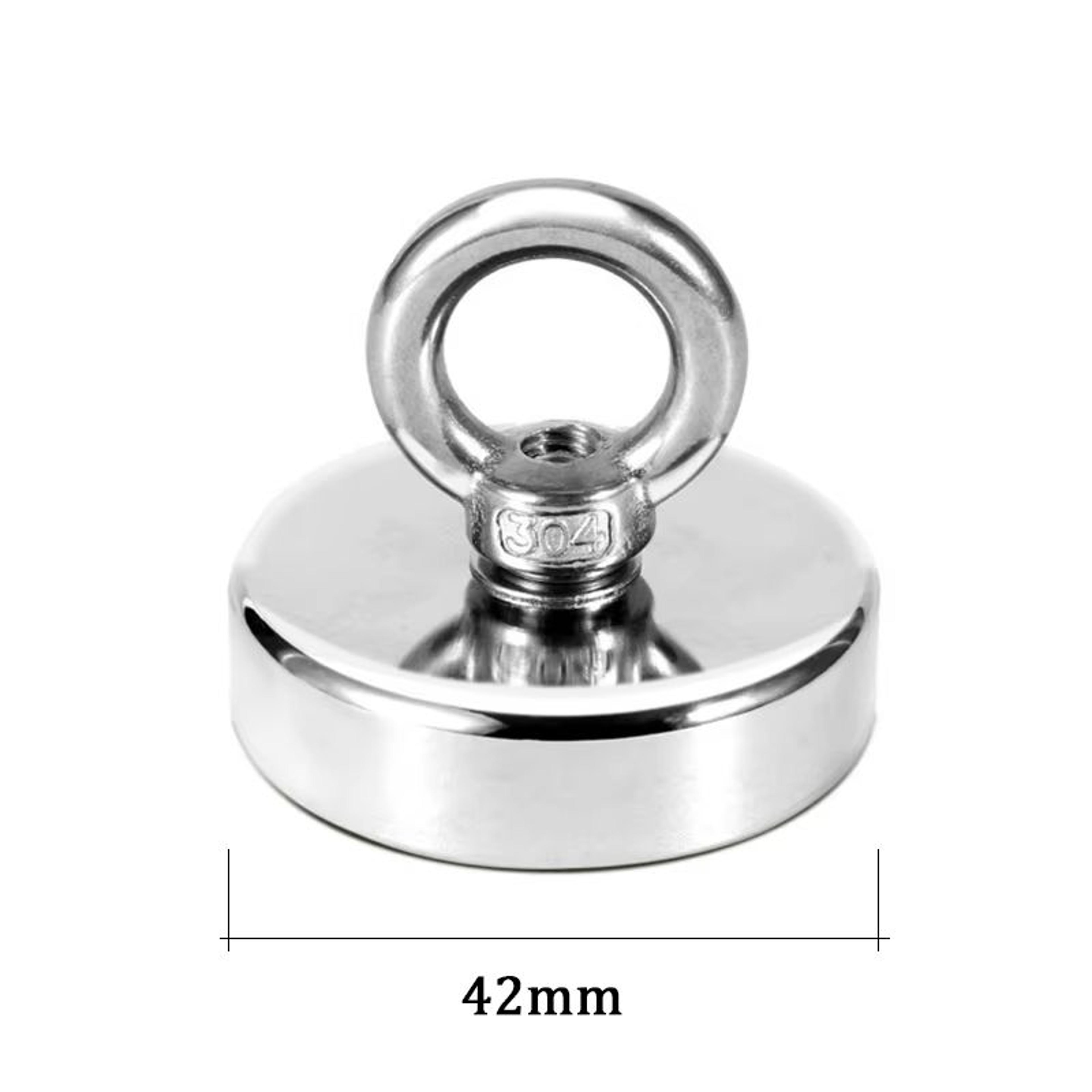 UltraGrip HeavyDuty Neodymium Fishing Magnet  Super Strong Salvage Magnet With Countersunk Hole And 11