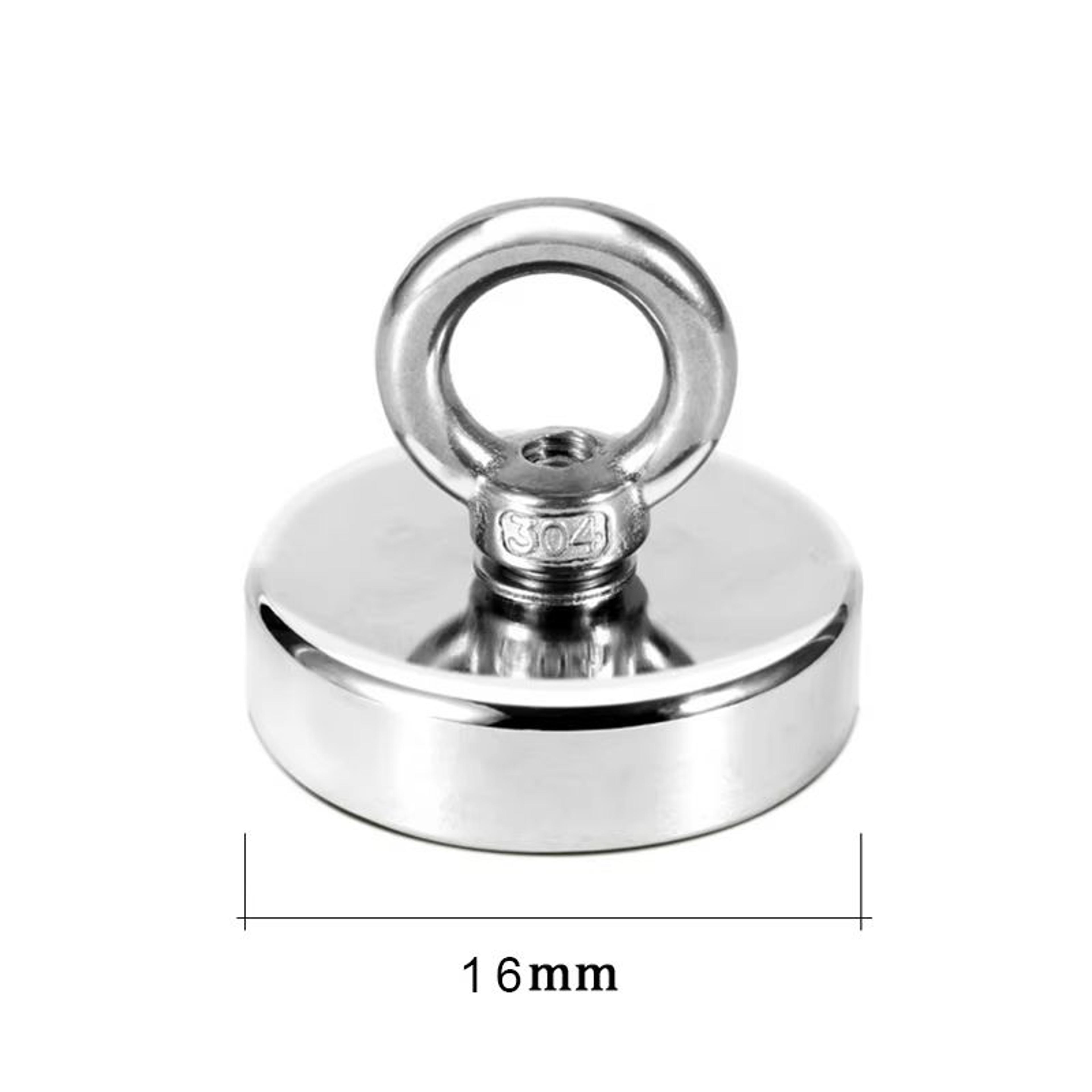 UltraGrip HeavyDuty Neodymium Fishing Magnet  Super Strong Salvage Magnet With Countersunk Hole And 6