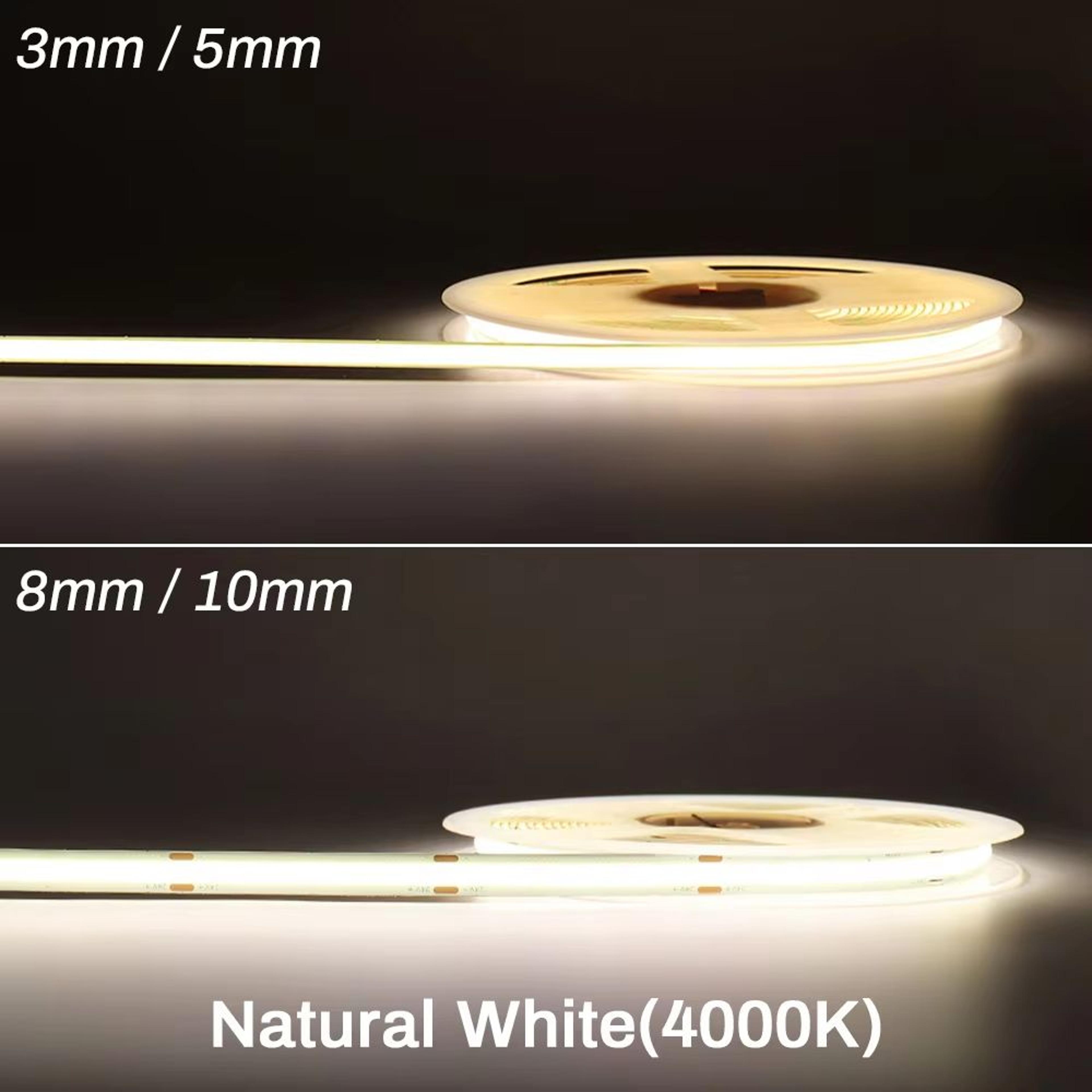 High Brightness COB LED Strip Light 12V24V DC  Flexible RA90 Tape Lighting Bar For DIY Home And Car 11