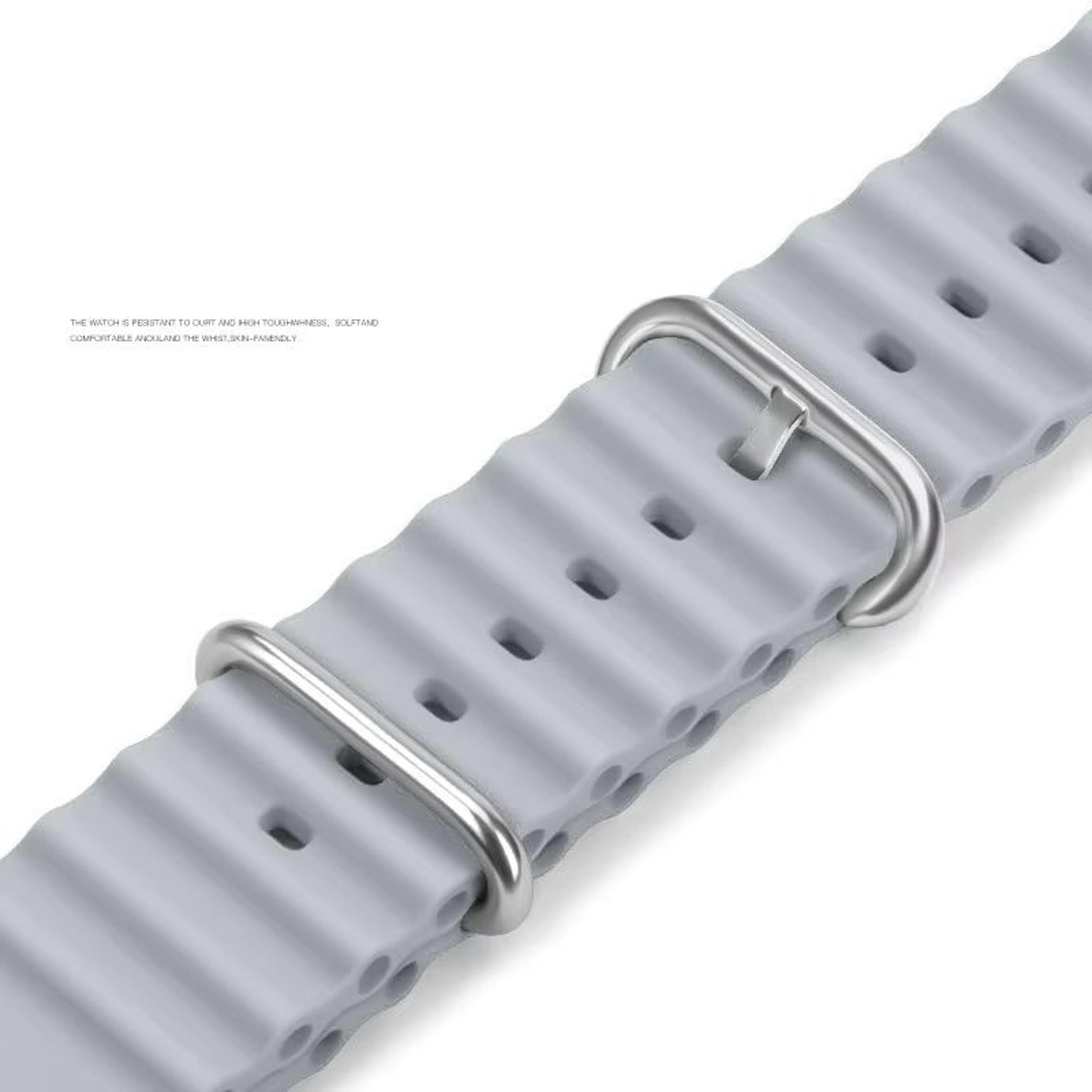 Premium Ocean Band For Apple Watch  Rugged Silicone Sport Strap For Series 103 Ultra Ultra 2 SE 17