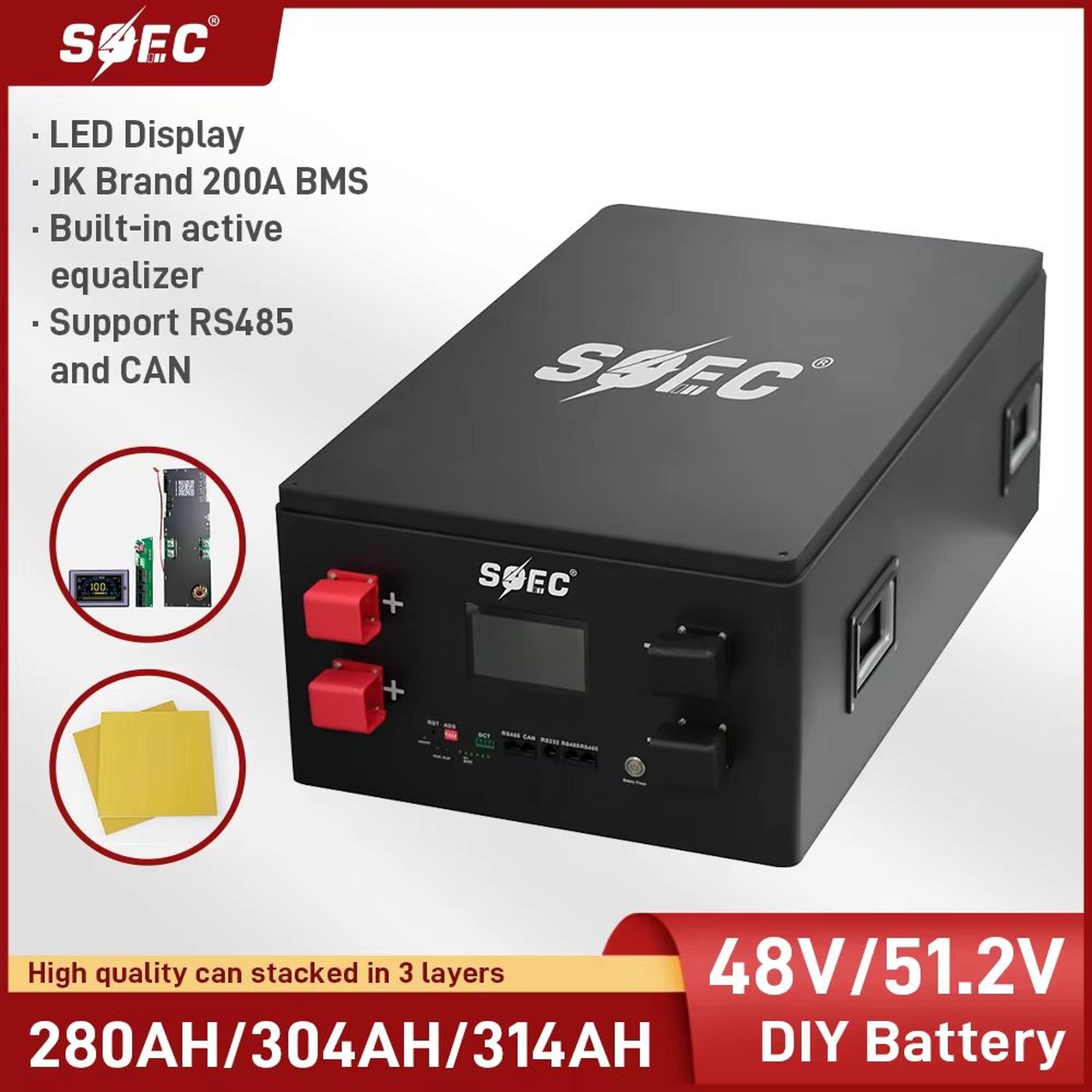 High Capacity 320Ah 32V LiFePO4 Deep Cycle Battery For RVs Solar Systems  Energy Storage 8