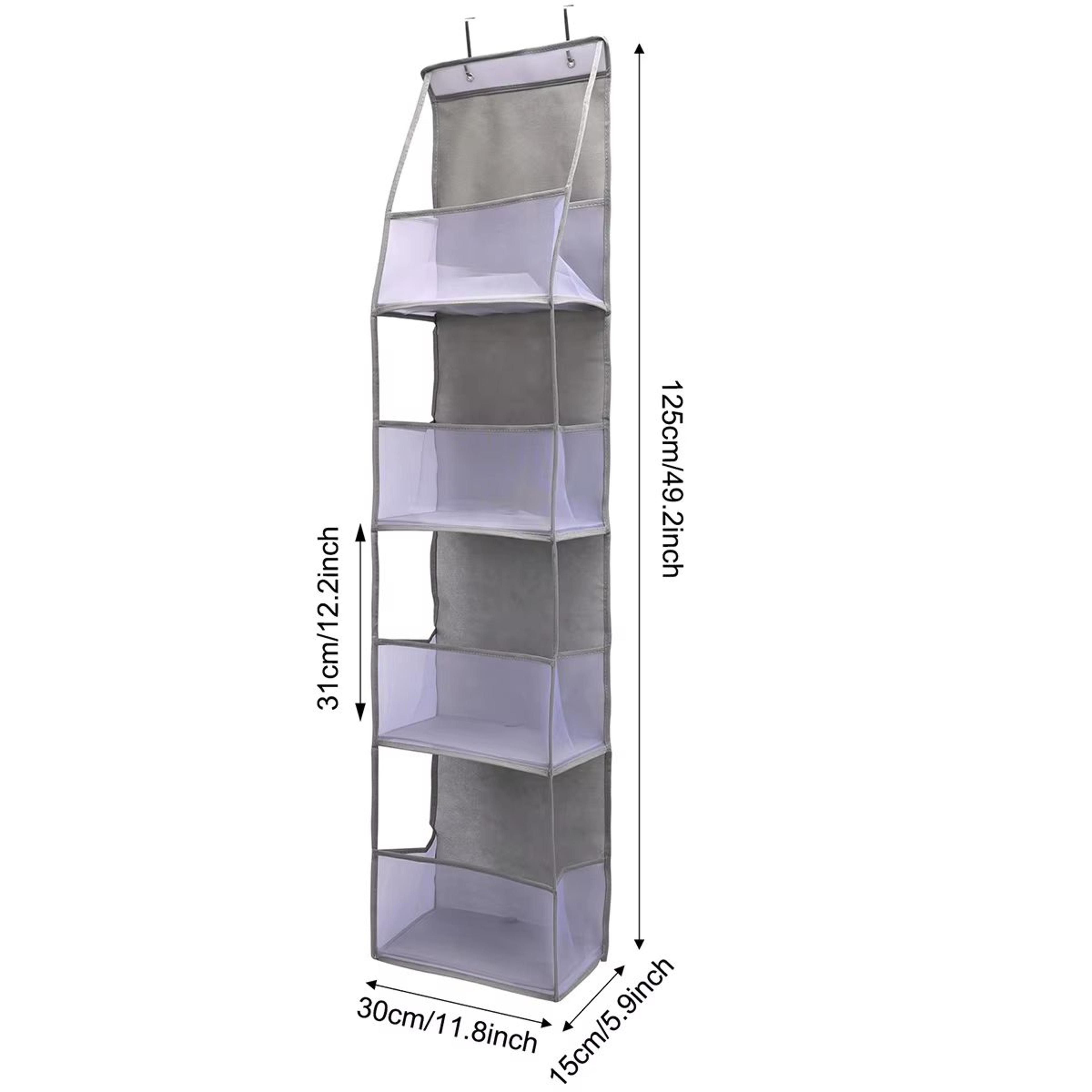 SpaceEase 46Layer OvertheDoor Hanging Organizer For Closet Bathroom  Bedroom 3