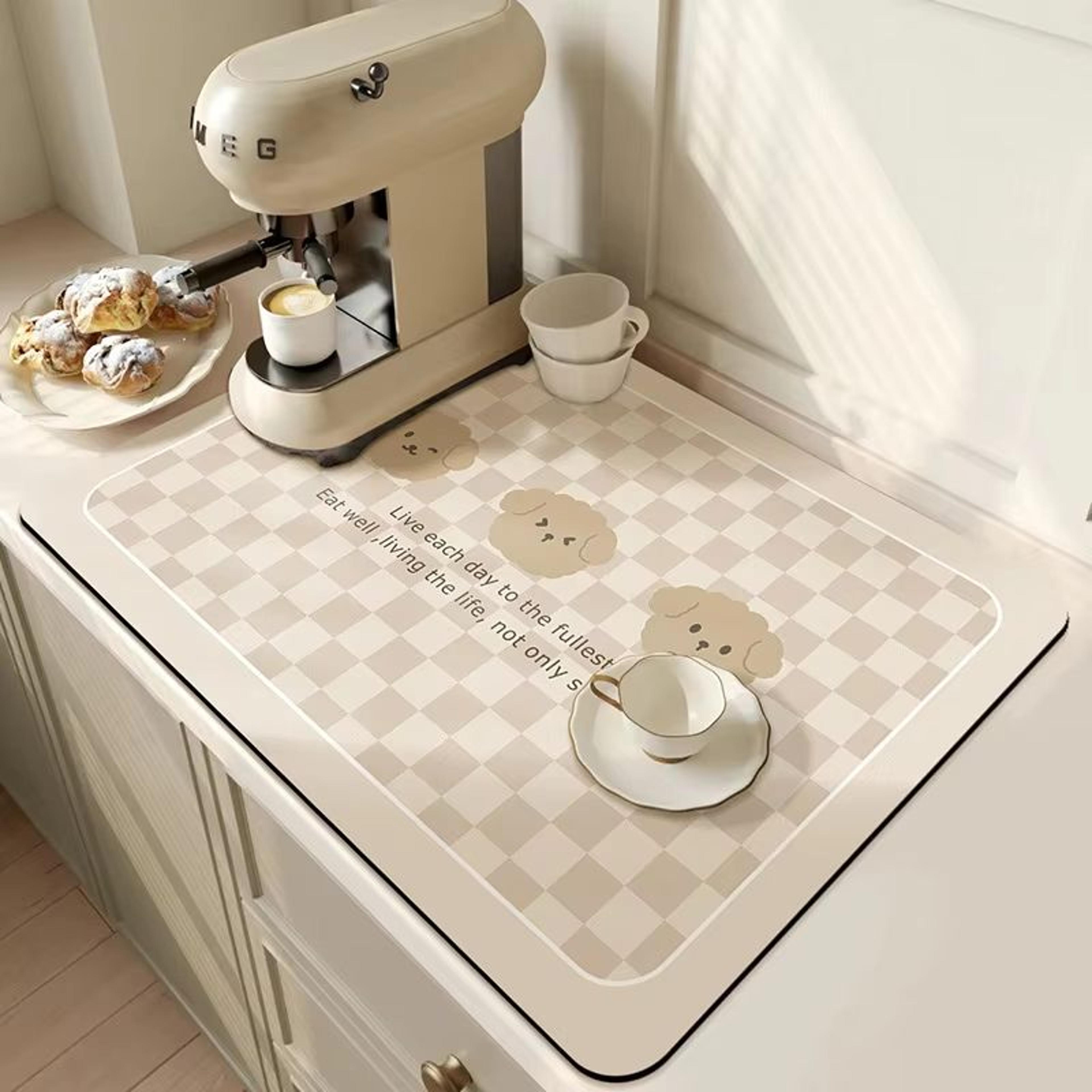 AquaDry Super Absorbent Kitchen Mat  QuickDry AntiSkid Dish Drying Pad For Sink Countertop  Bathroo 14