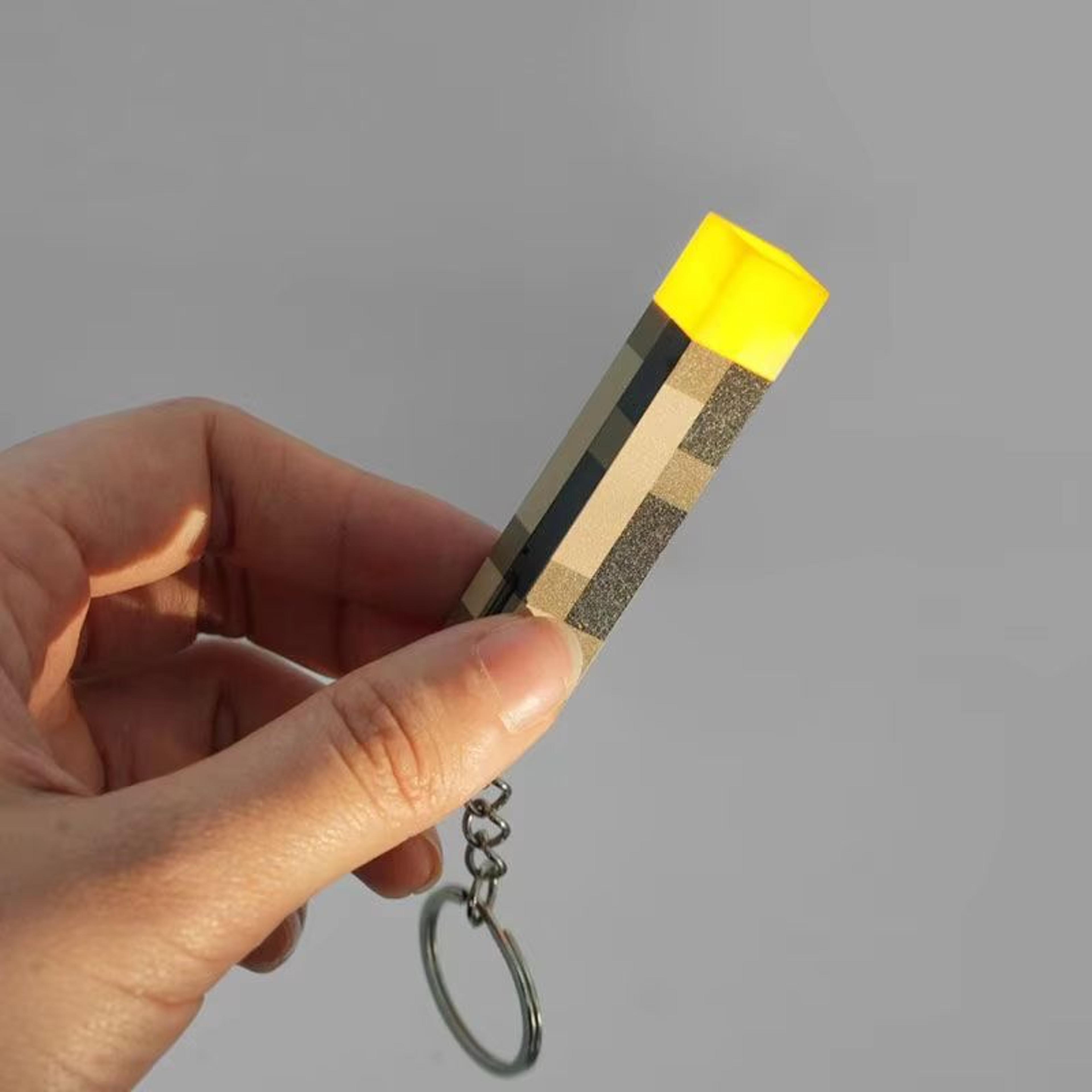GlowMate Mini Rechargeable Flashlight Keychain  Portable LED Light GameInspired Pendant  Fun Backpa 0
