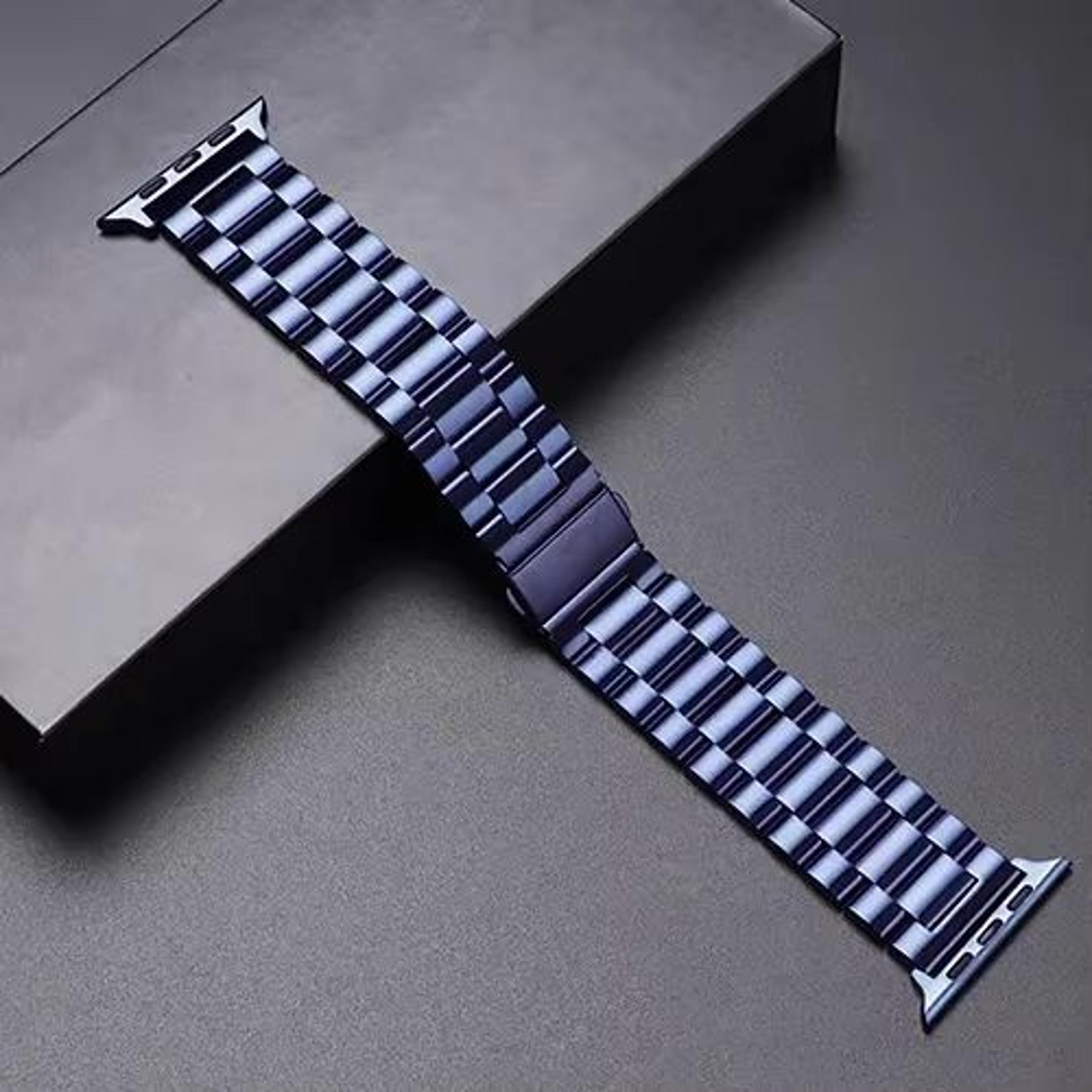 LuxeLink Stainless Steel Band For Apple Watch Ultra 321  Premium Metal Bracelet Strap For IWatch Se 8