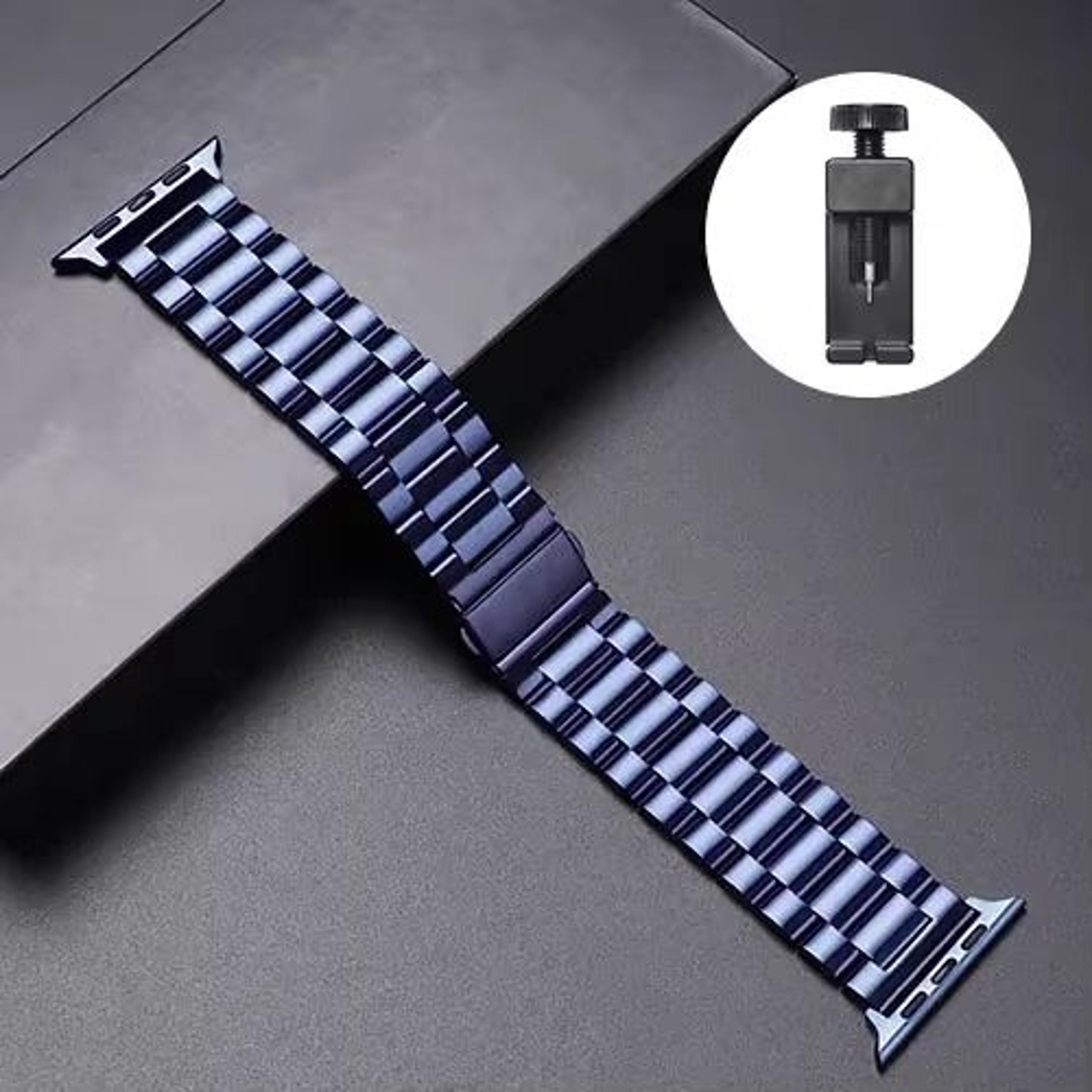 LuxeLink Stainless Steel Band For Apple Watch Ultra 321  Premium Metal Bracelet Strap For IWatch Se 17