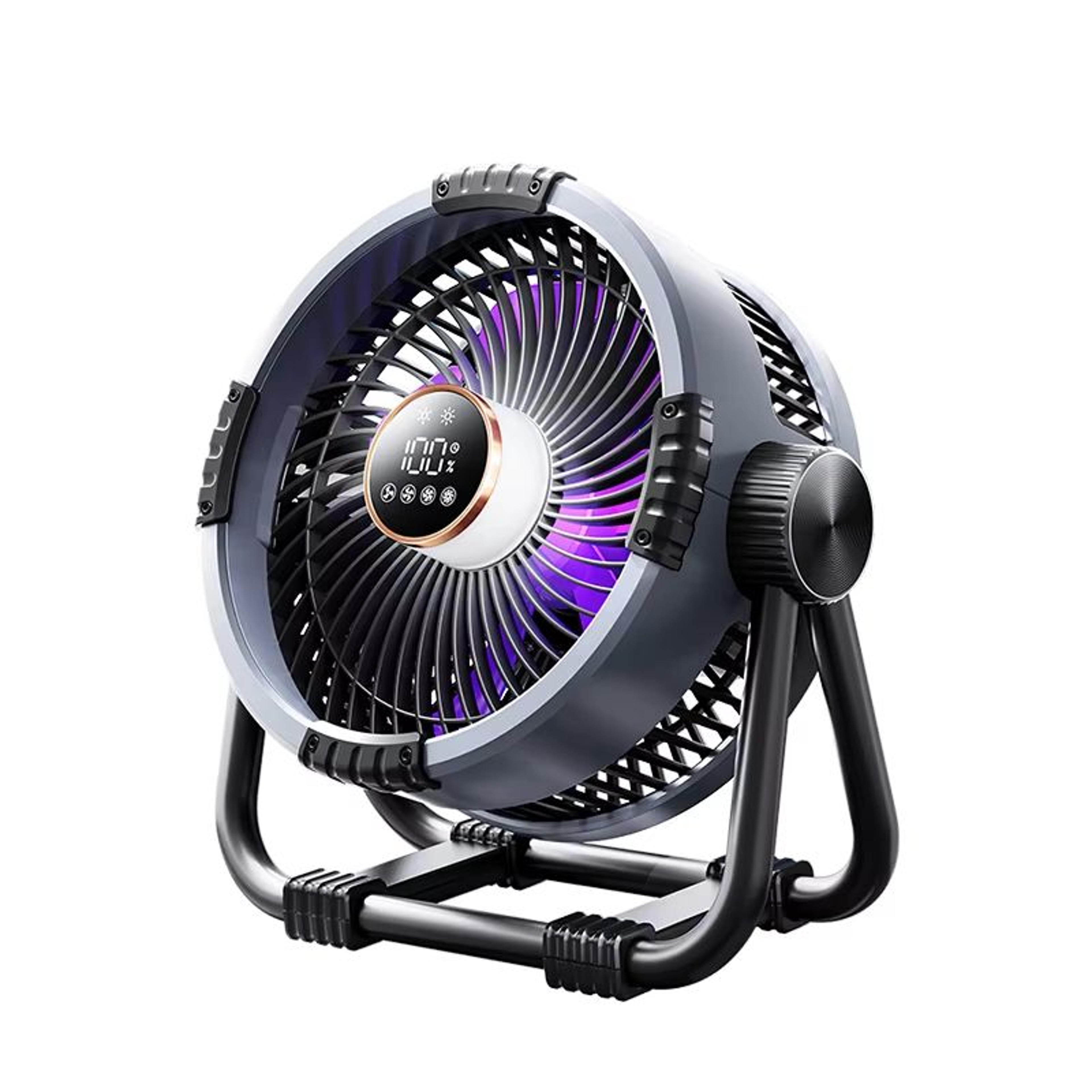 BreezePro 6in1 Rechargeable Camping Fan With LED Light  Power Bank  20000mAh Outdoor Ceiling Fan Wi 6