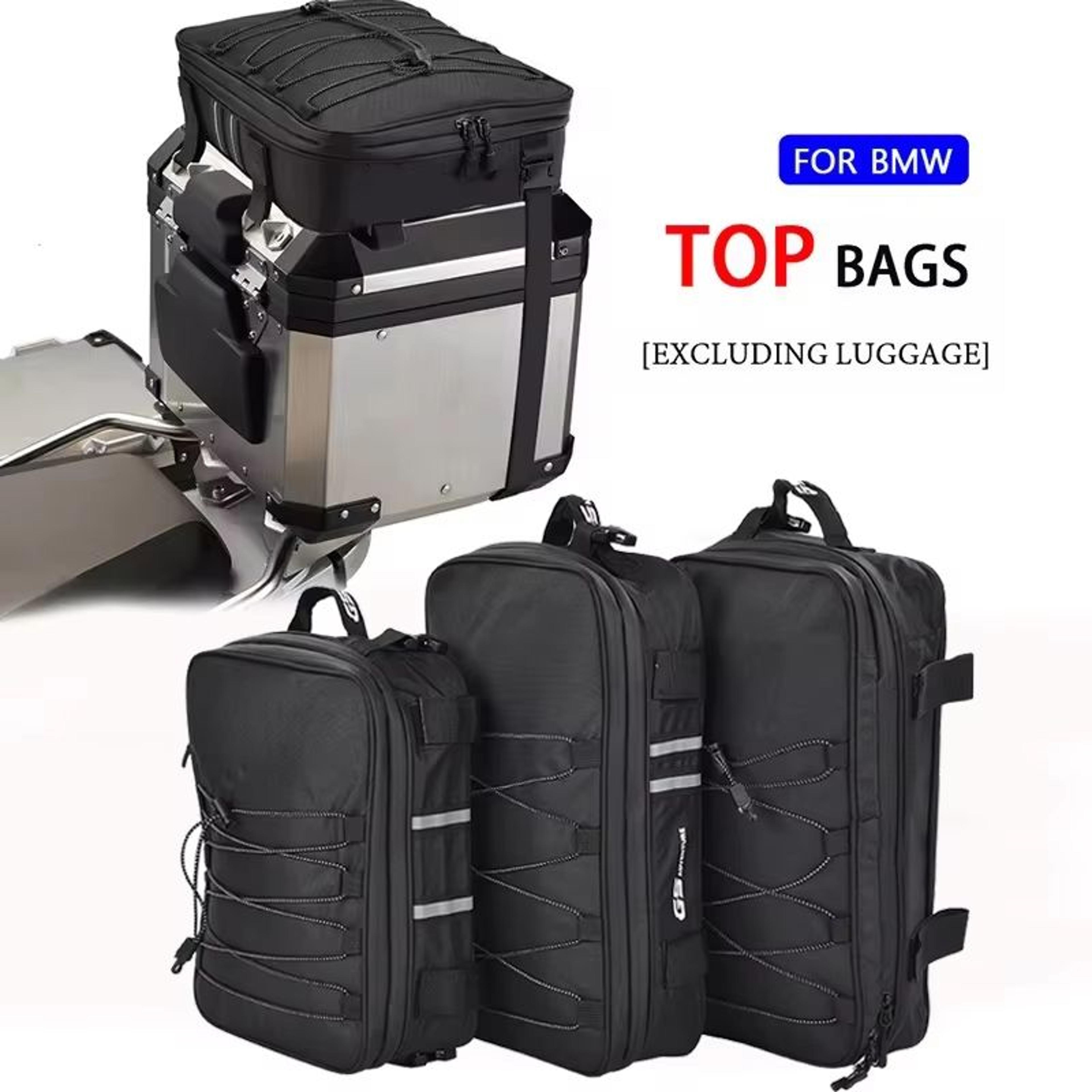 adventure series saddlebag top bag – waterproof motorcycle pannier luggage for bmw r1250gs, r1200gs, and benelli trk 502