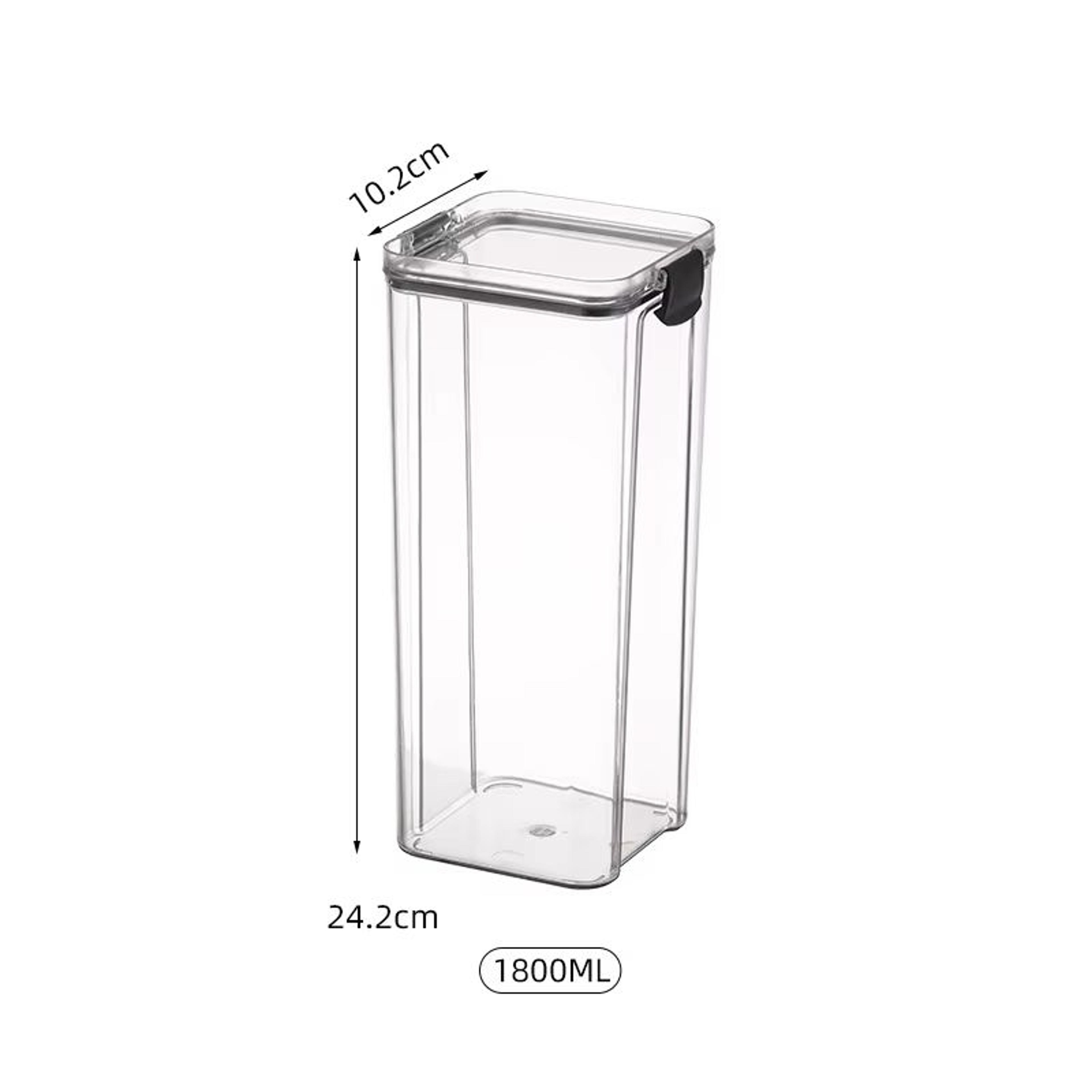 Airtight Multigrain Storage Box  MoistureProof Plastic Food Container For Snacks Dried Fruit  Kitch 10