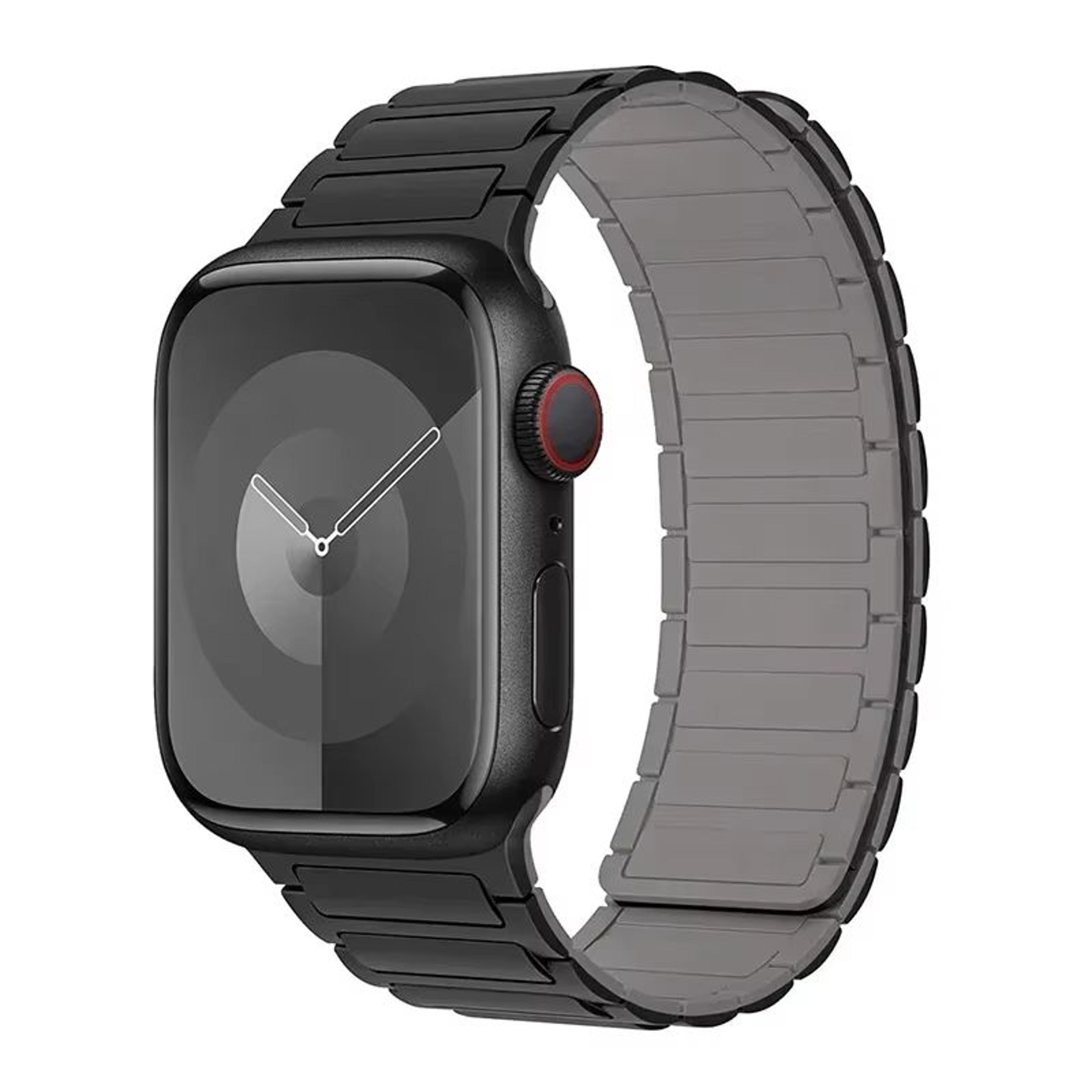 Magnetic Loop Silicone Band For Apple Watch  Soft Secure  Stylish Strap For Series 9 8 7 6 5 4 3 SE 17