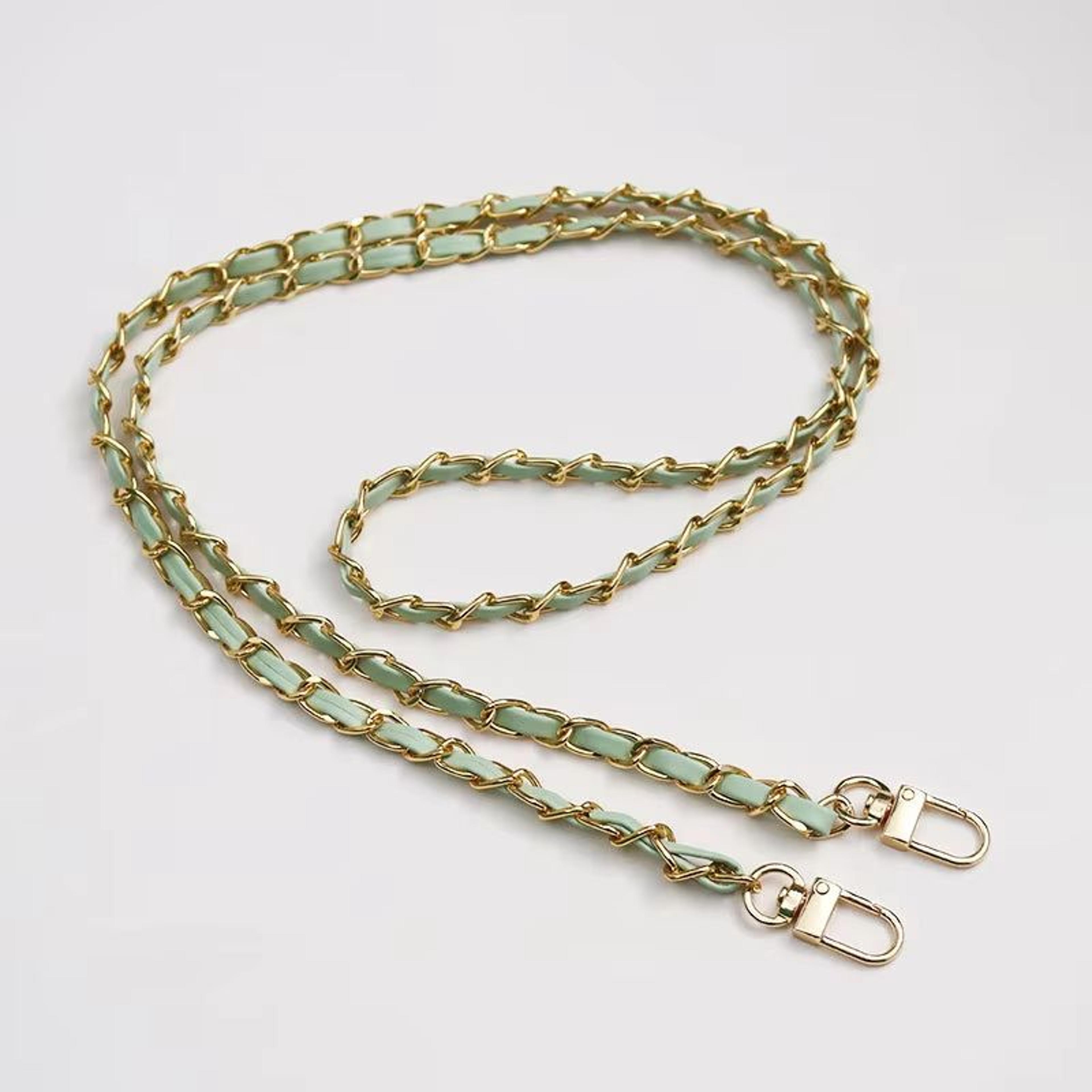 Luxury 120cm Leather Purse Chain Strap  Adjustable Crossbody Replacement Bag Chain For Women 15