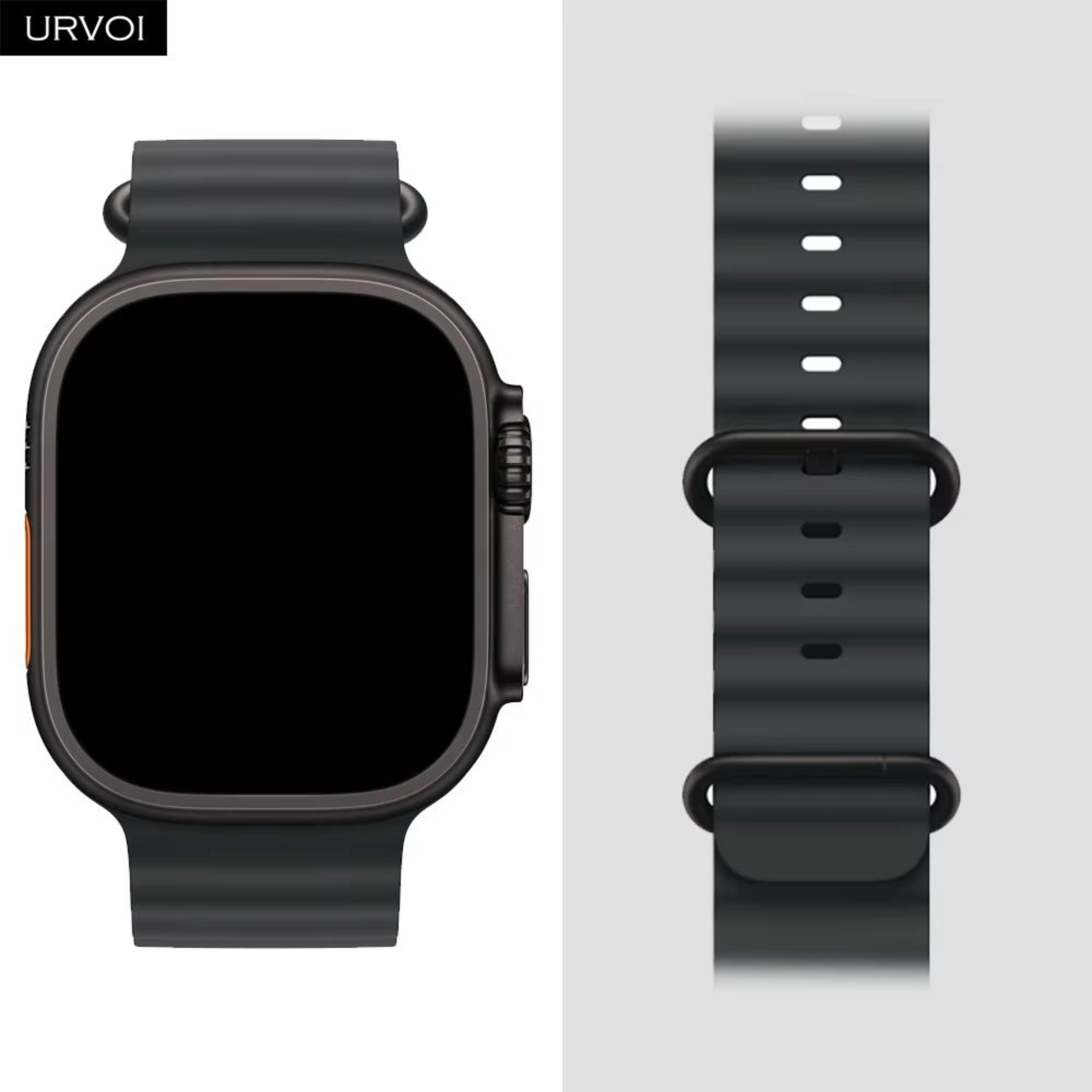URVOI Ocean Band For Apple Watch  Premium Silicone Sport Strap For Ultra 3 2 And Series 116 SE 4649 0