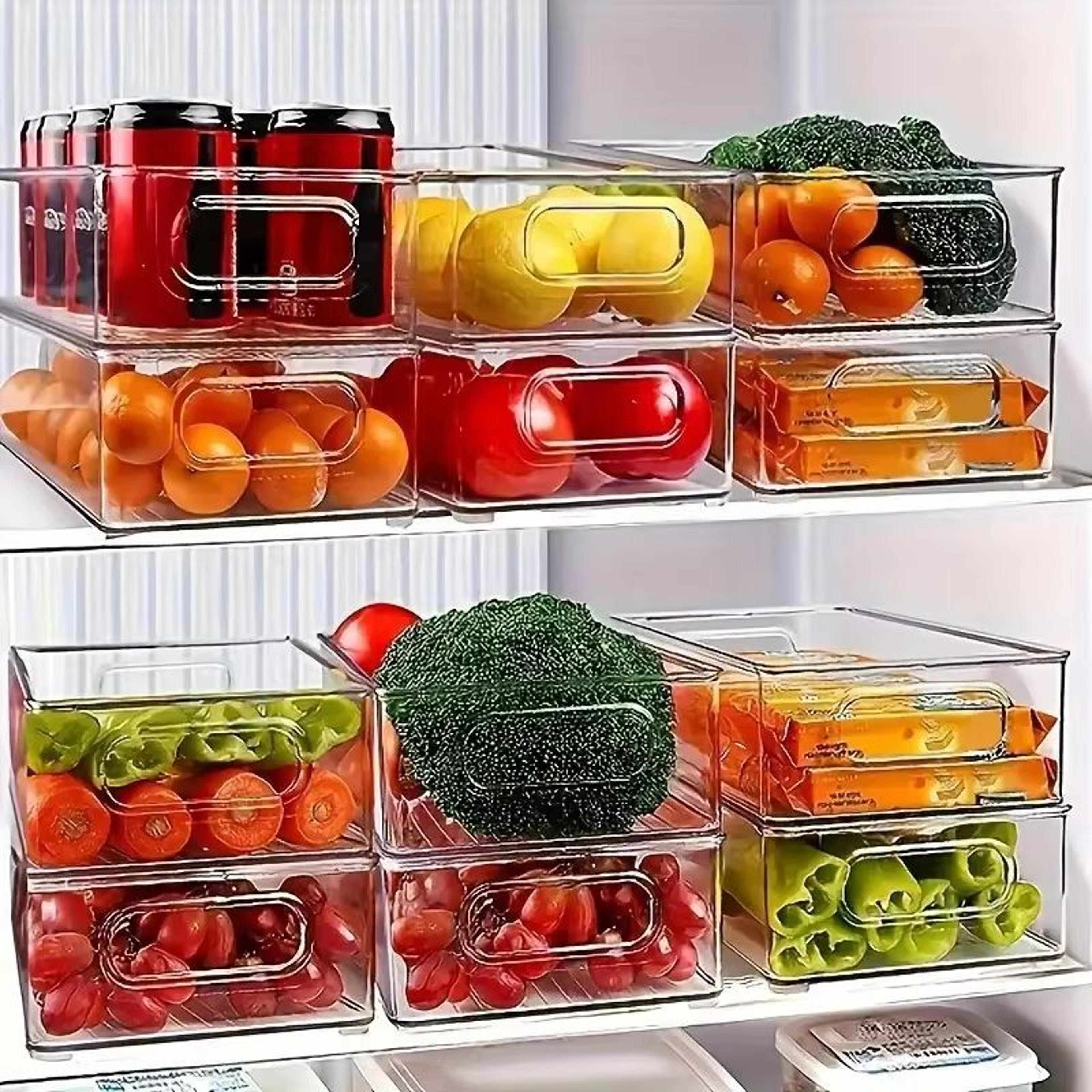 Transparent Refrigerator Organizer Box  Durable EasytoClean Food Storage Container For Fruits Veget 0
