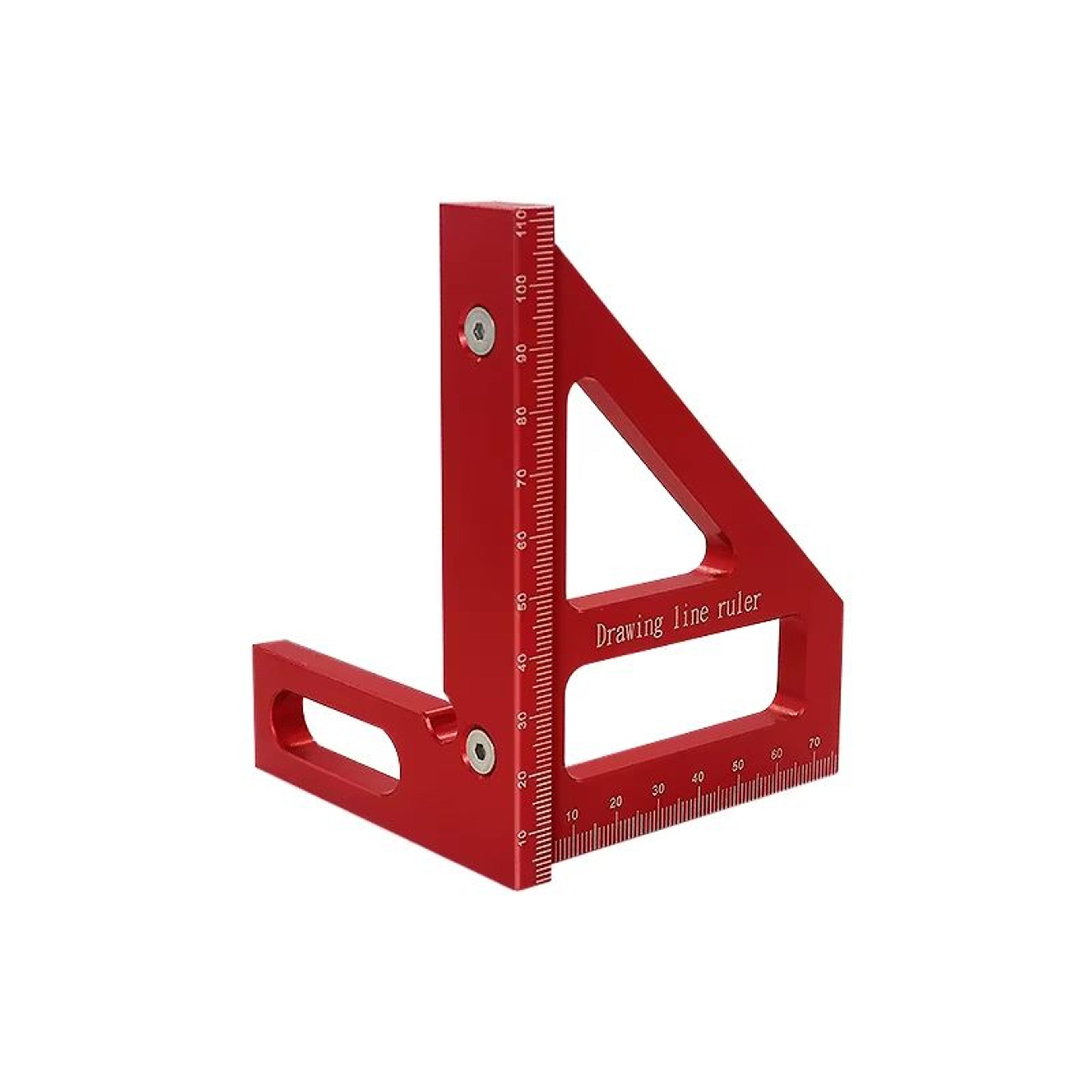 Precision Aluminum Alloy Woodworking Square Protractor  HighAccuracy Miter Triangle Ruler For Engin 6