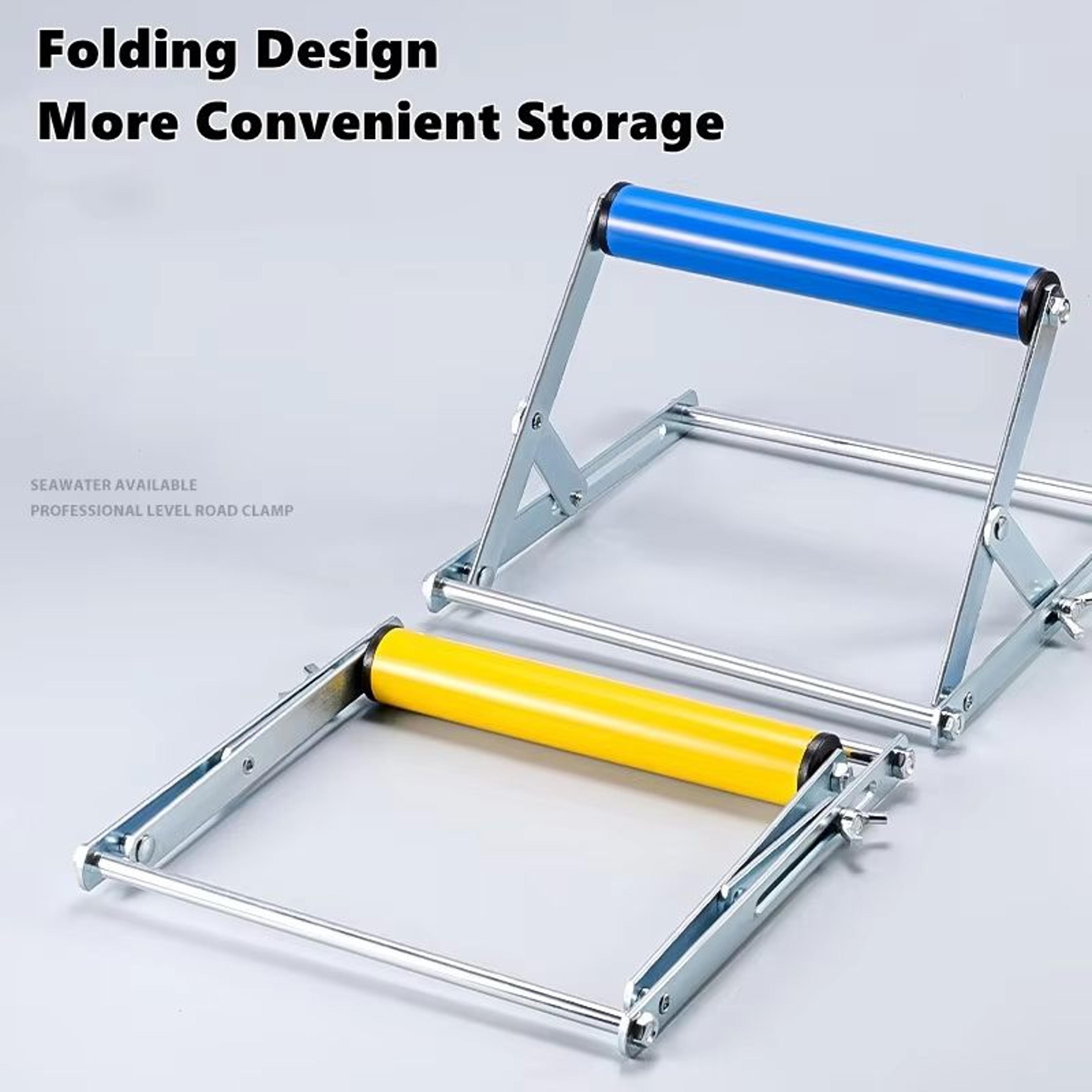 Adjustable Height Roller Stand For Table Saw  Miter Saw  HeavyDuty Woodworking Support Frame For Cu 5