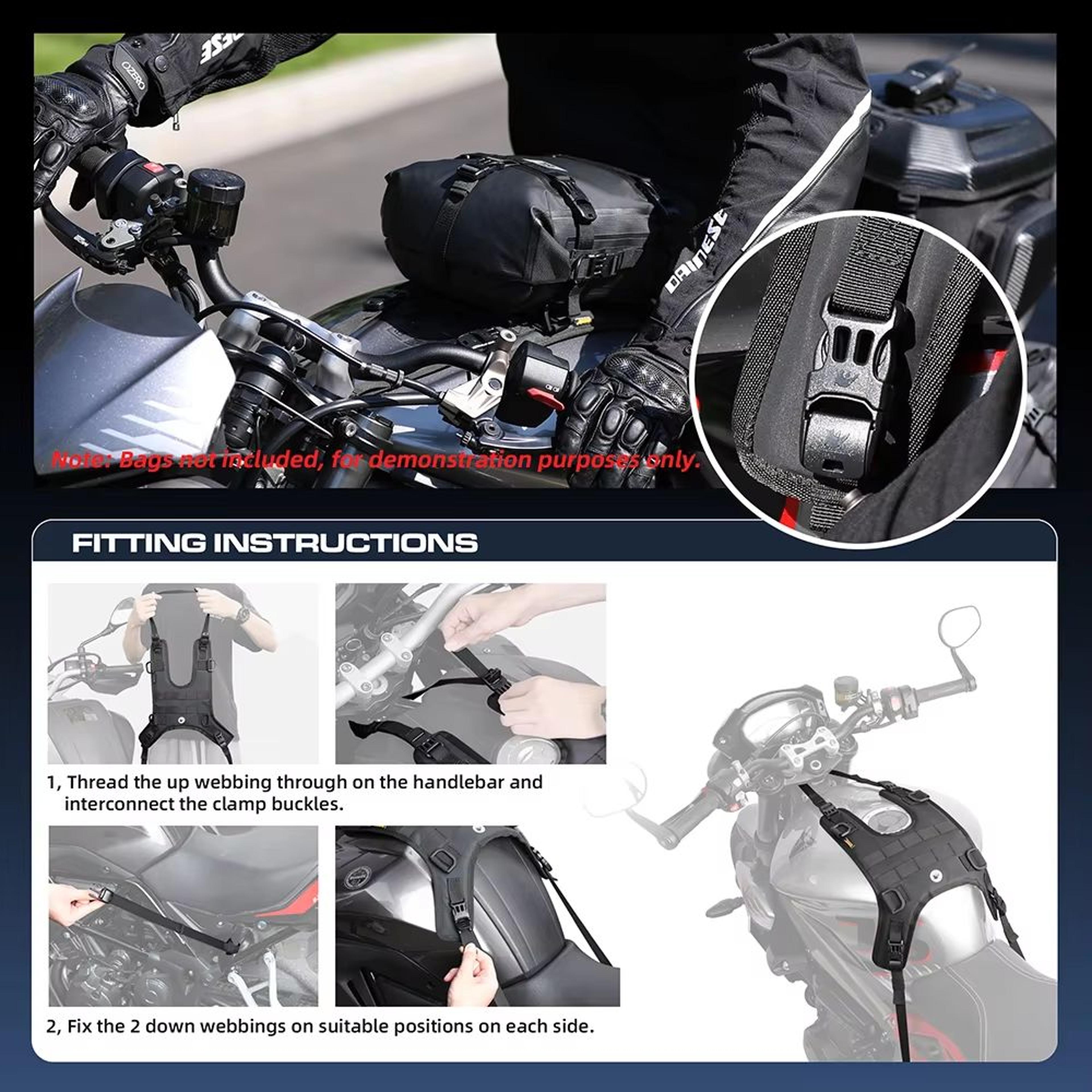Rhinowalk 10L Motorcycle Tank Bag  Waterproof Travel Riding Pack 3