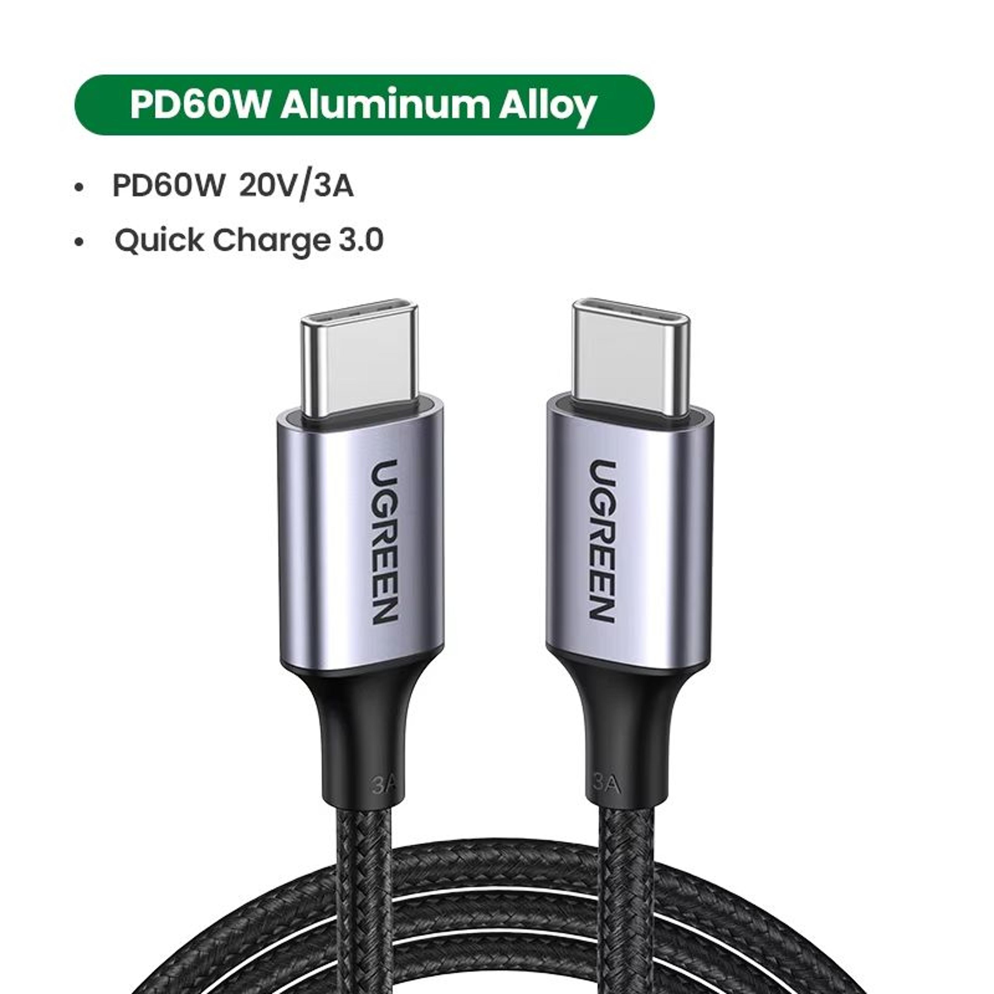 UGREEN USBC PD60W Fast Charging Cable  HighSpeed Data  Power Delivery Cord For IPhone 171615 Samsun 9