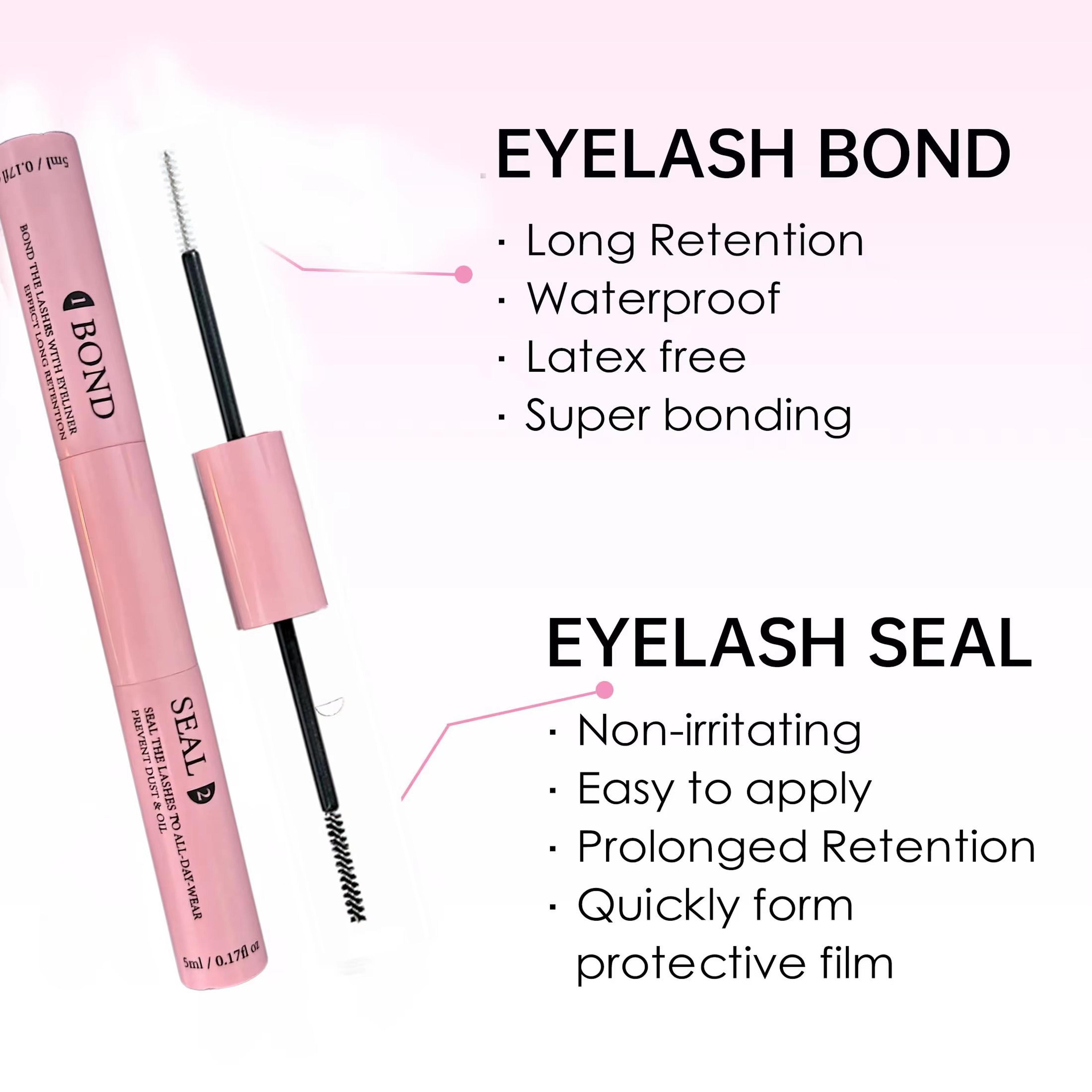 Lash Bond And Seal Kit  10ml Individual Lash Glue  Seal With Remover And Tweezers For LongLasting L 4