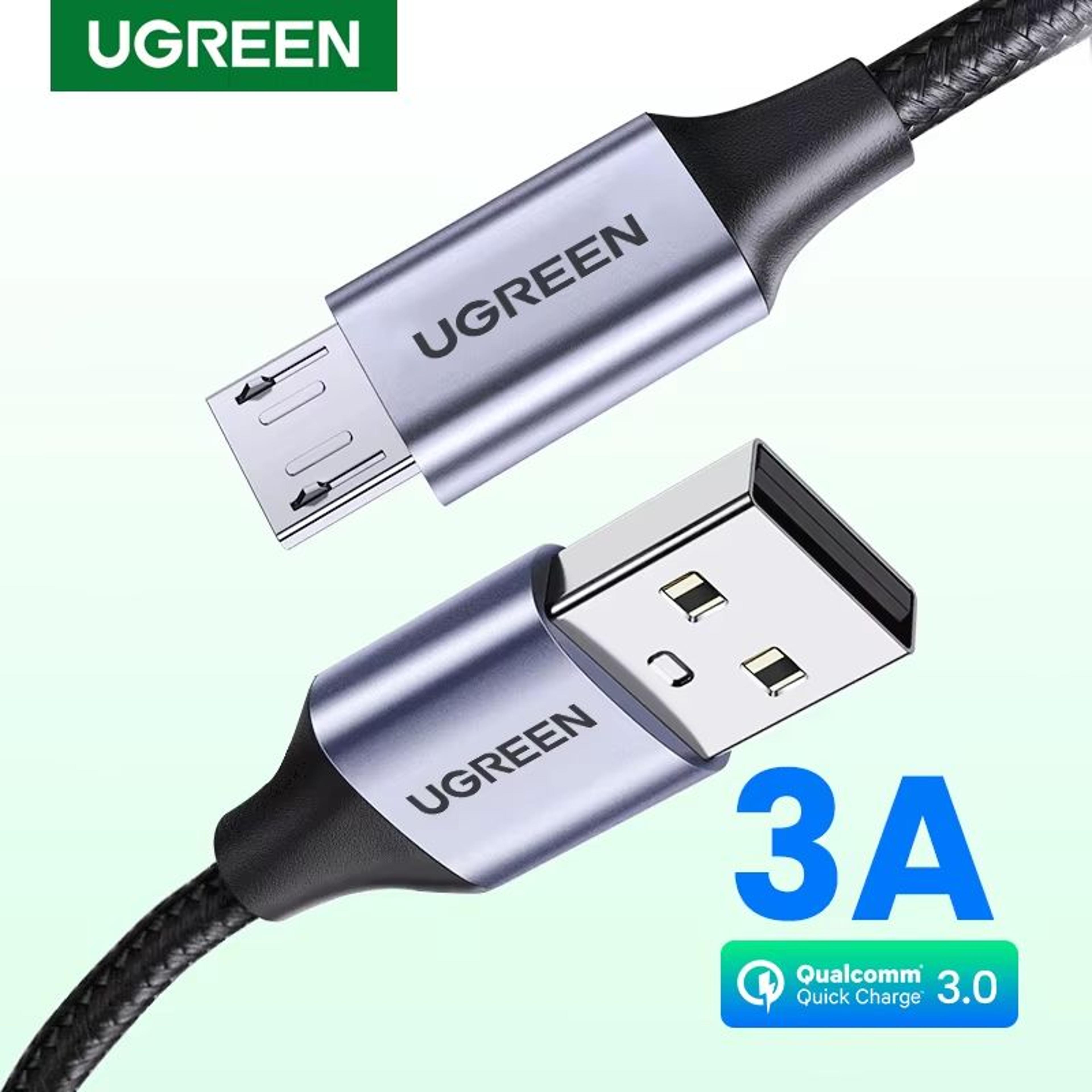 Ugreen Fast Charging Micro USB  USBC Nylon Cable  2A Durable Data Charger 0