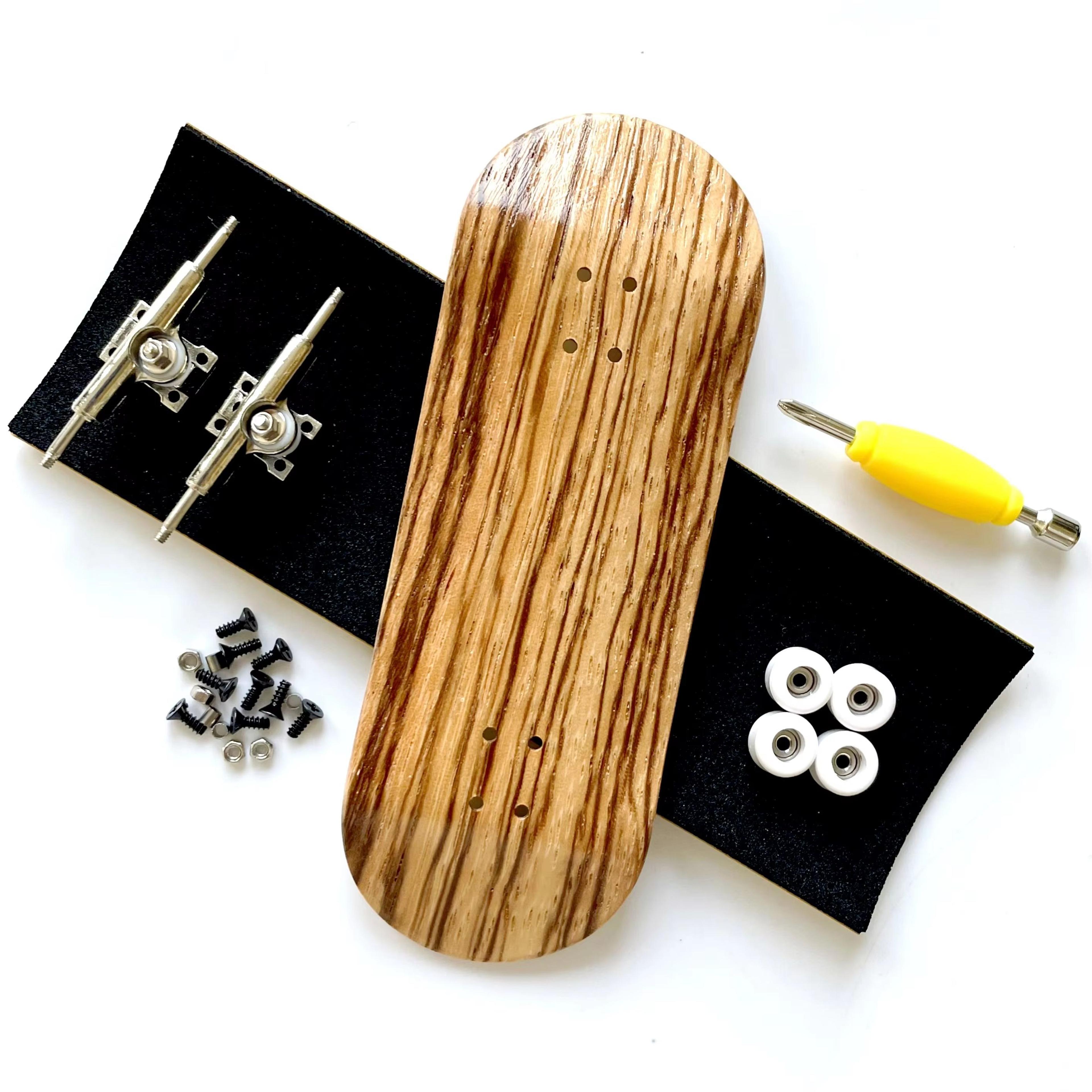34mm Fingerboard Skateboard Set With Double Axle Trucks And Bearing Wheels 7