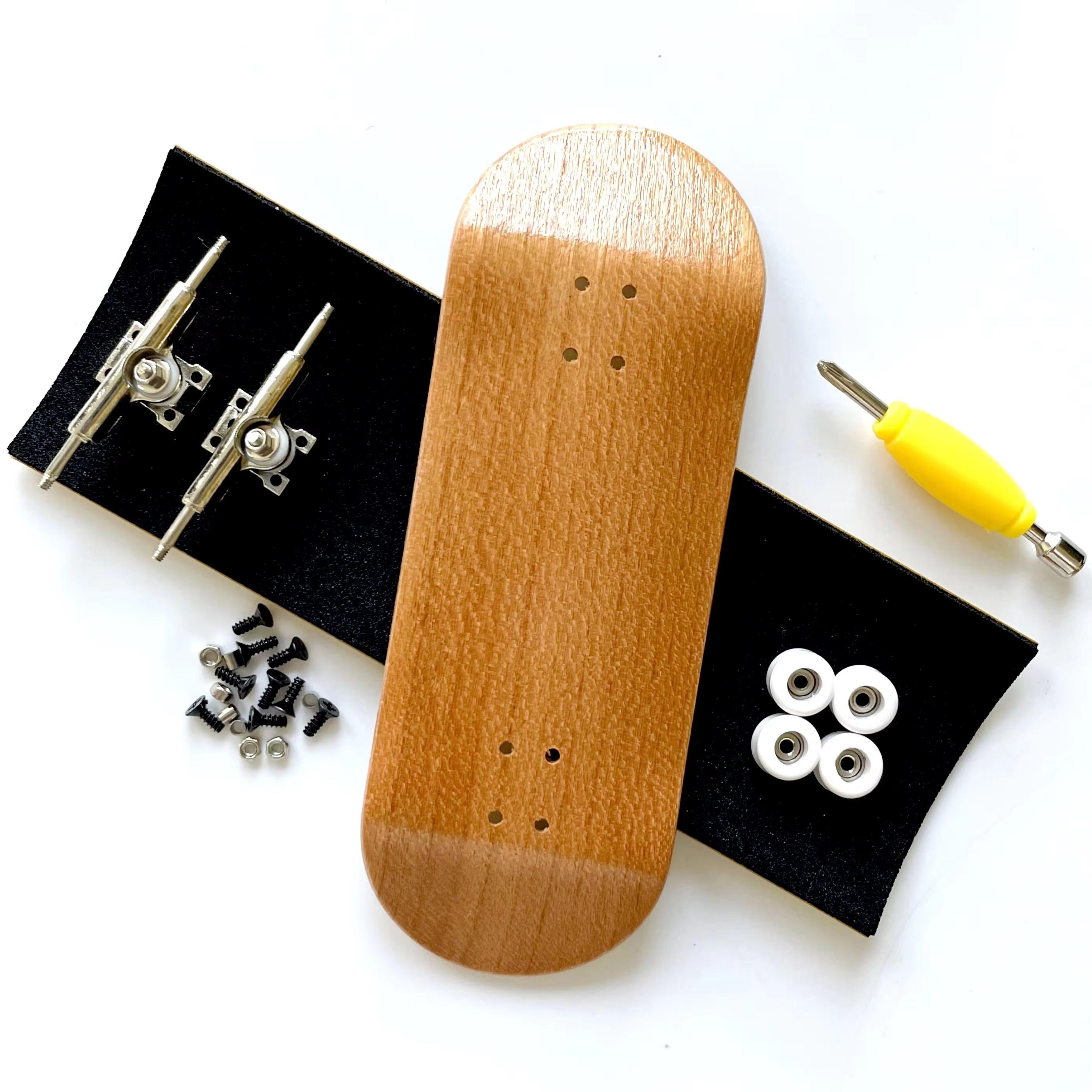 34mm Fingerboard Skateboard Set With Double Axle Trucks And Bearing Wheels 11