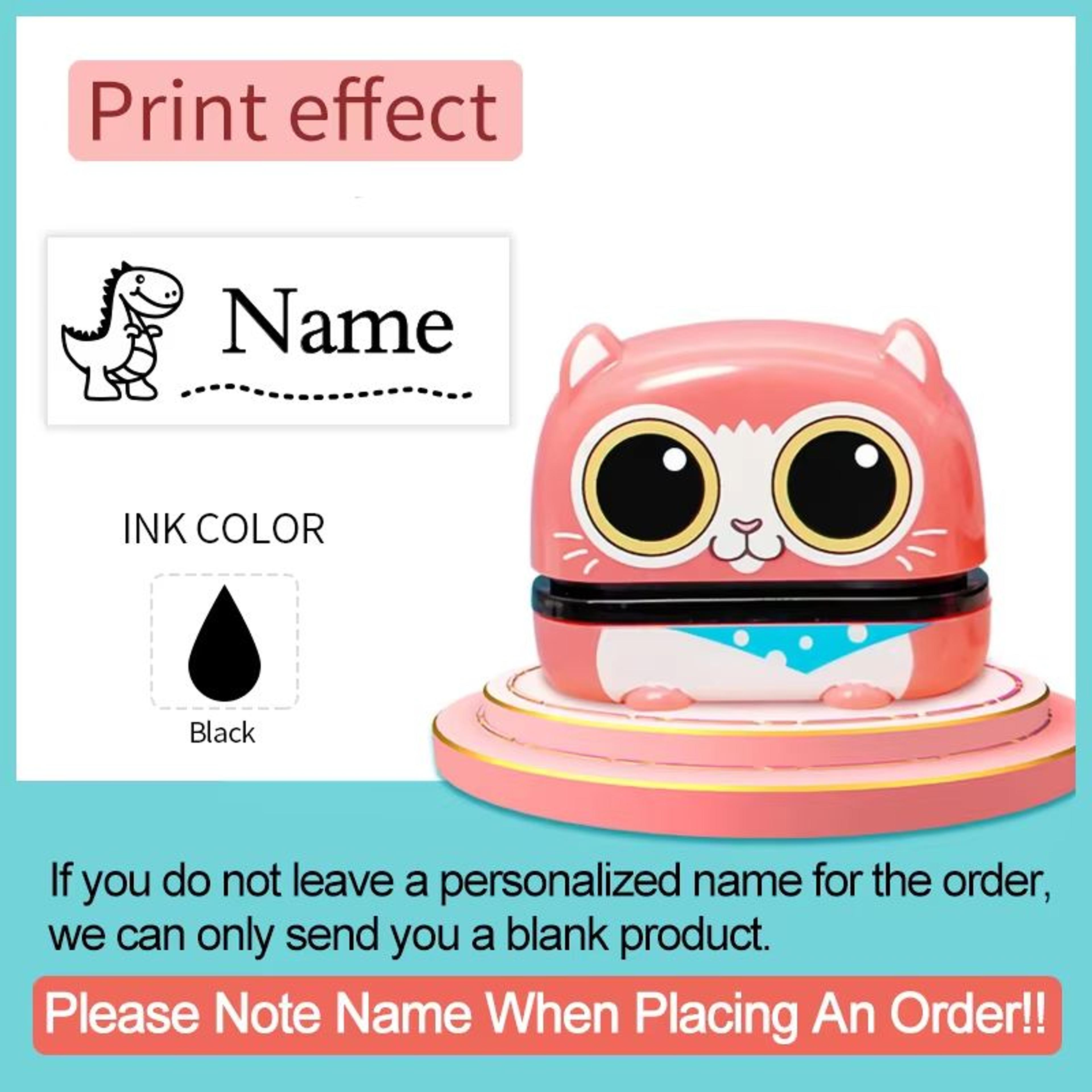 Personalized Baby Name Stamp Set  Custom Waterproof Name Stamp For Kids Clothes School Supplies  Tr 19
