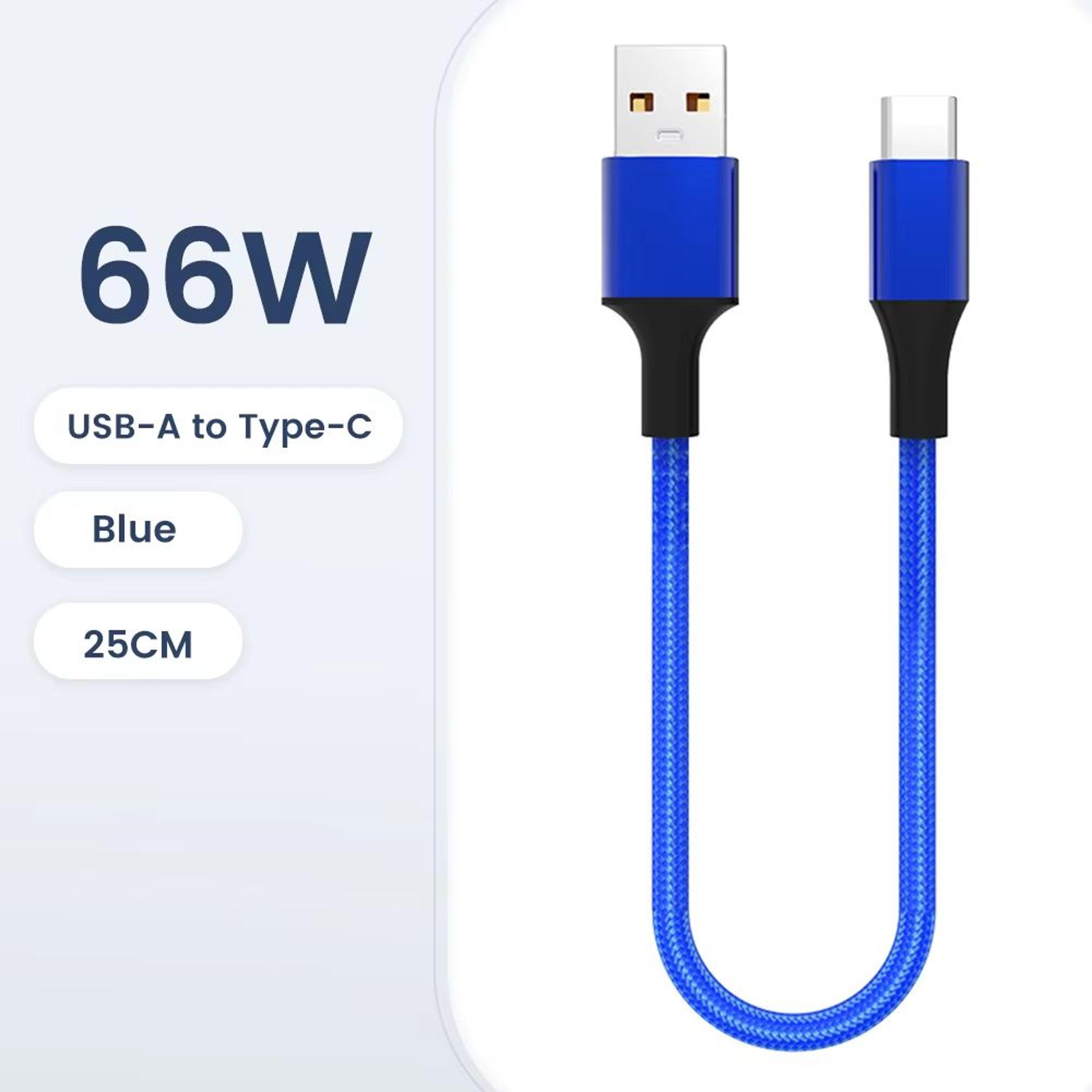 025m Short TypeC USB Fast Charging Cable  Portable Data Cable For IPhone Power Bank  Android Device 9