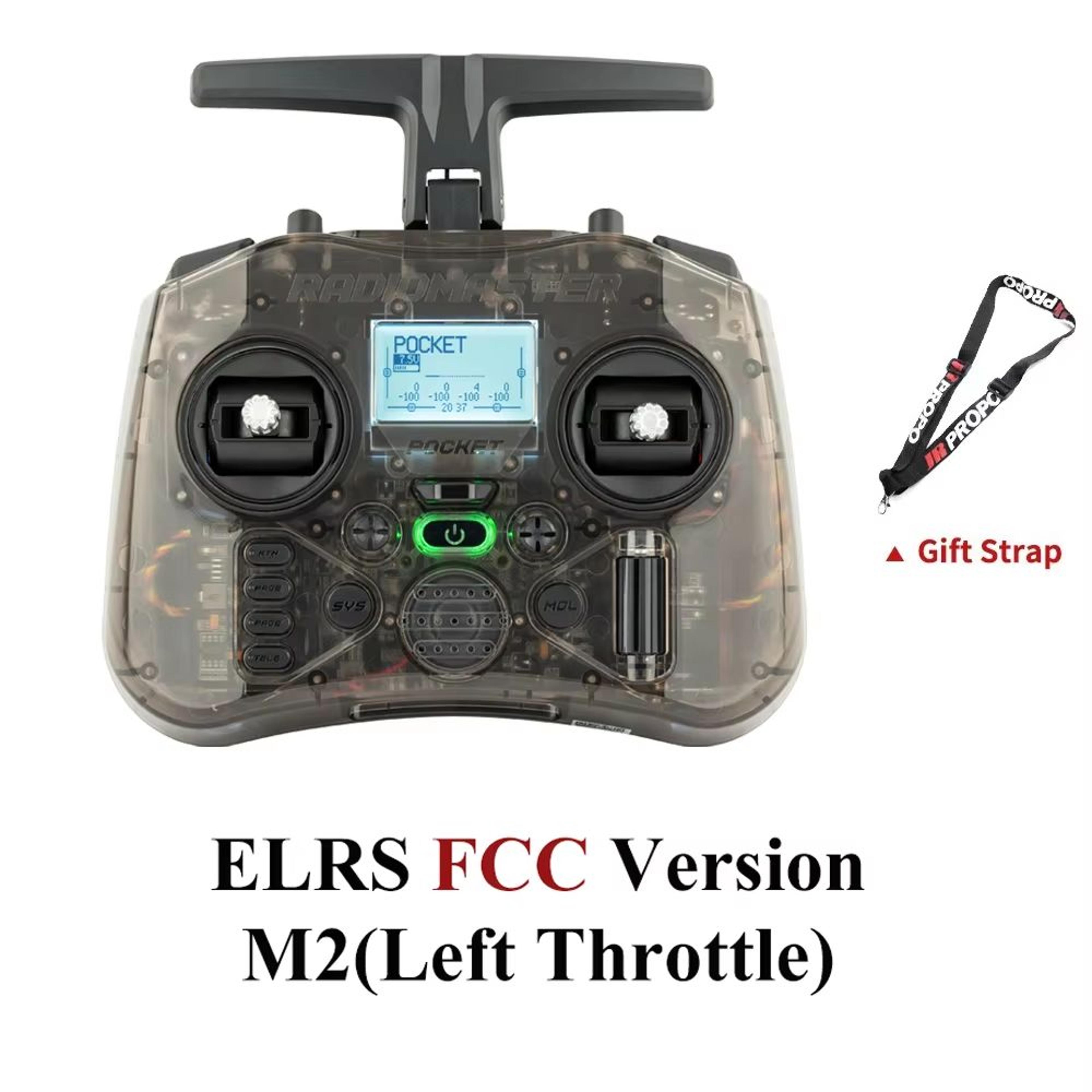 Radiomaster Pocket EdgeTX 24G LeftHanded Throttle Radio Controller 14