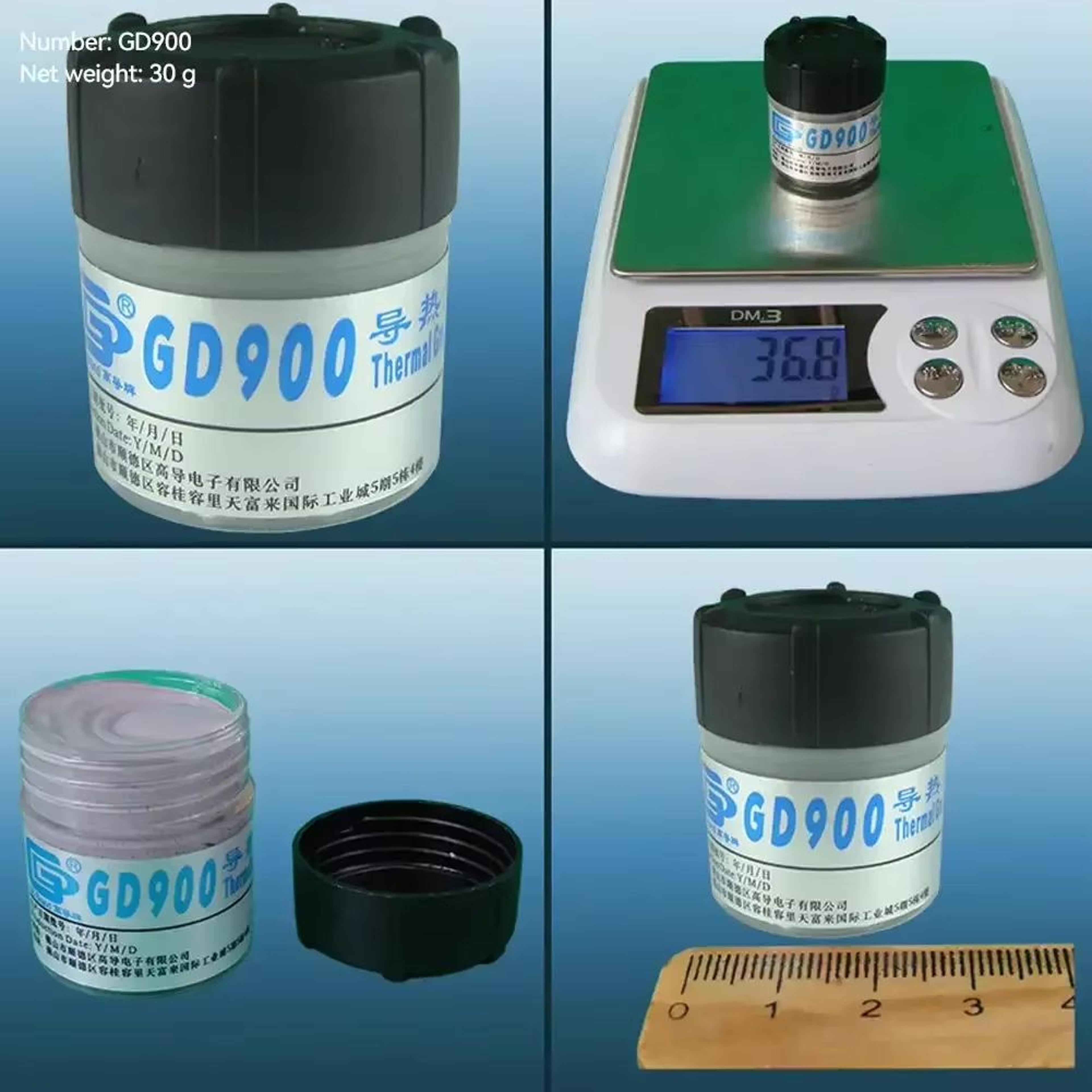GD900 HighPerformance Thermal Grease Paste  CPU  Heatsink Compound 330g Syringe 3