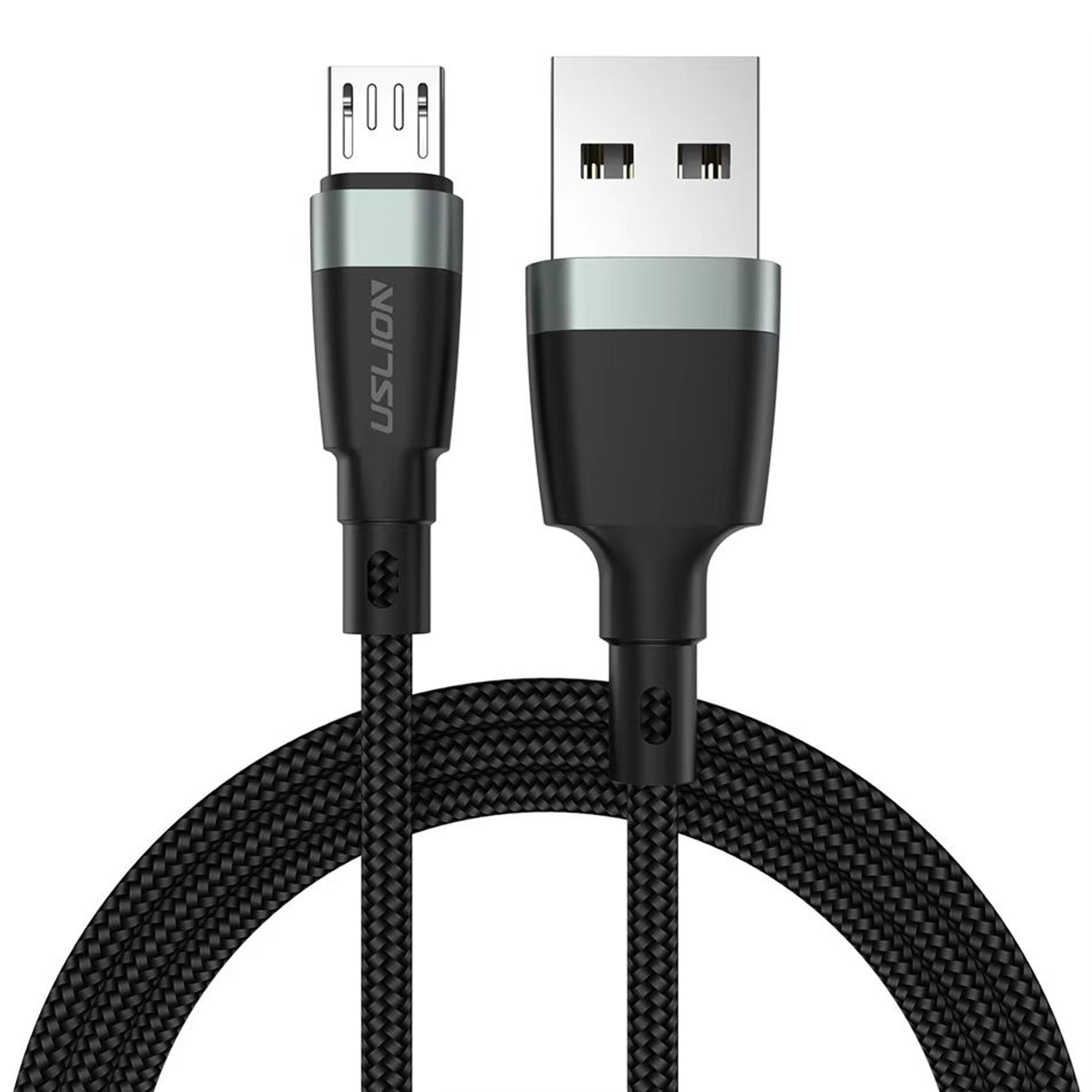 USLION 5A Micro USB Fast Charging Cable  2M Durable Data Cord For Xiaomi  Samsung 8